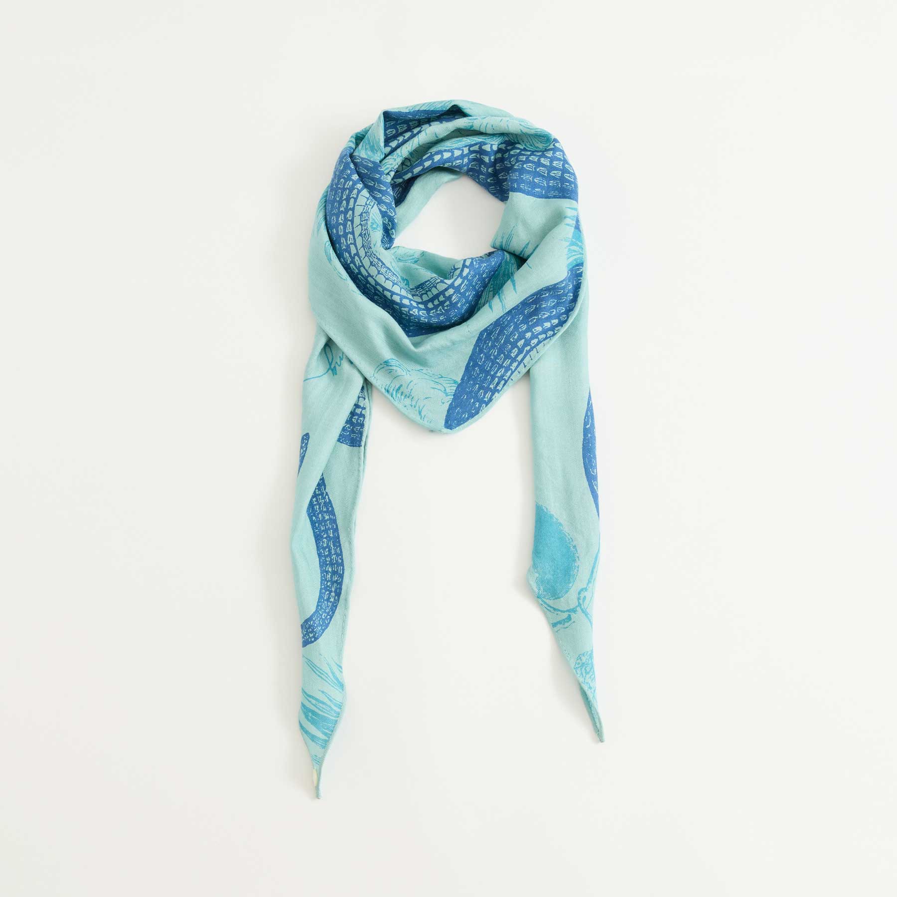 Kite Scarf Silk Cashmere Garden Eden