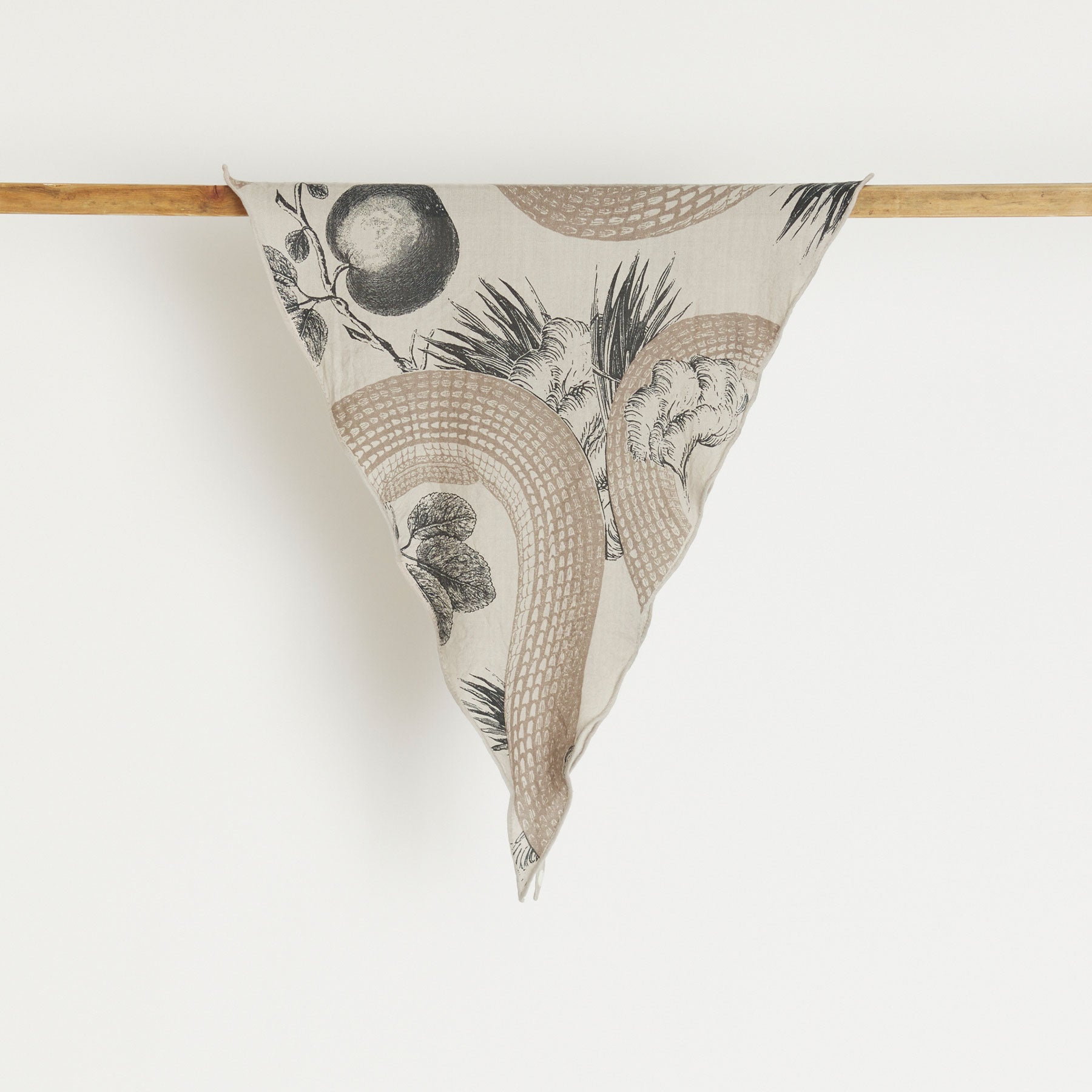 Kite Scarf Midi Silk Cashmere Garden Eden