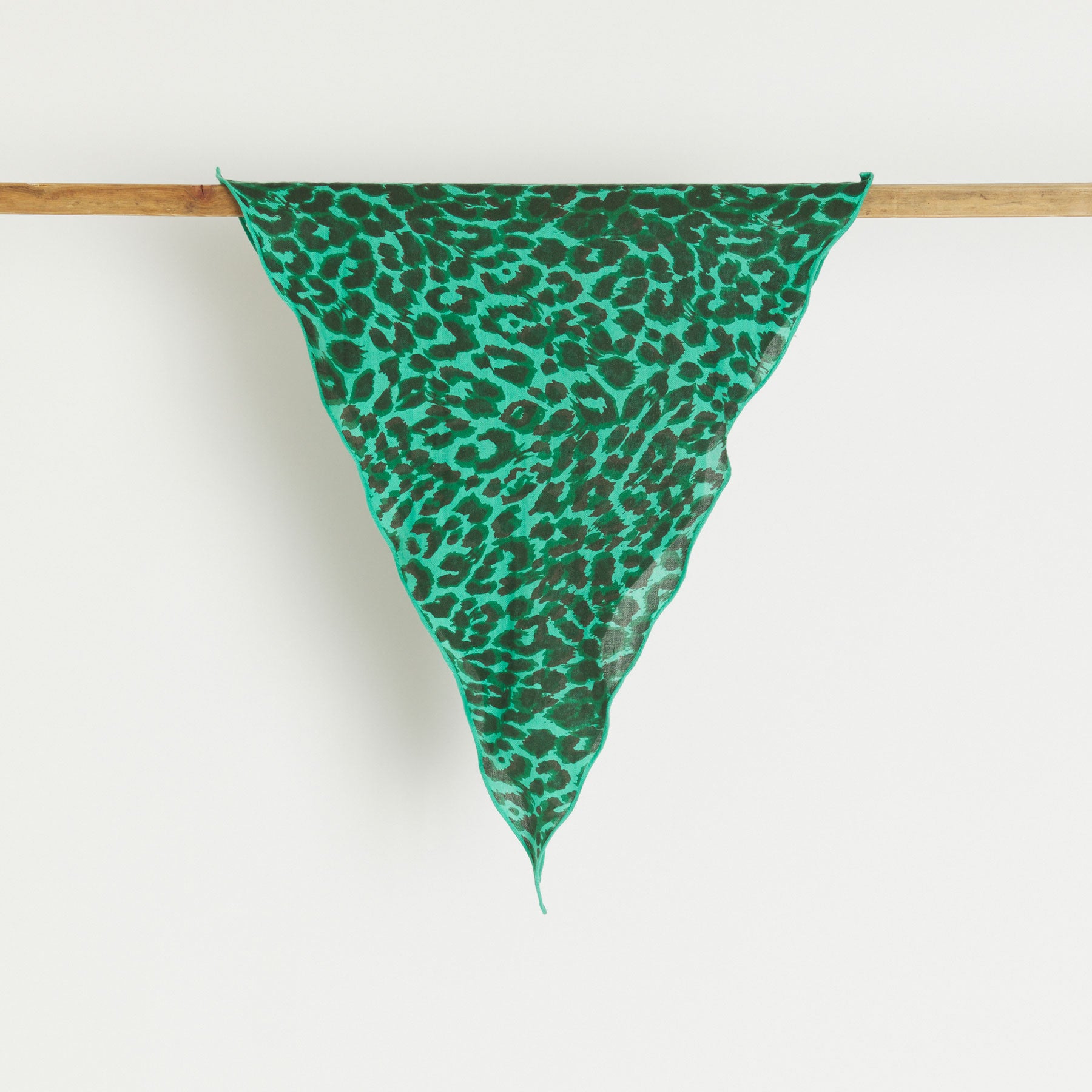 Kite Scarf Silk Cashmere Midi Cheetah