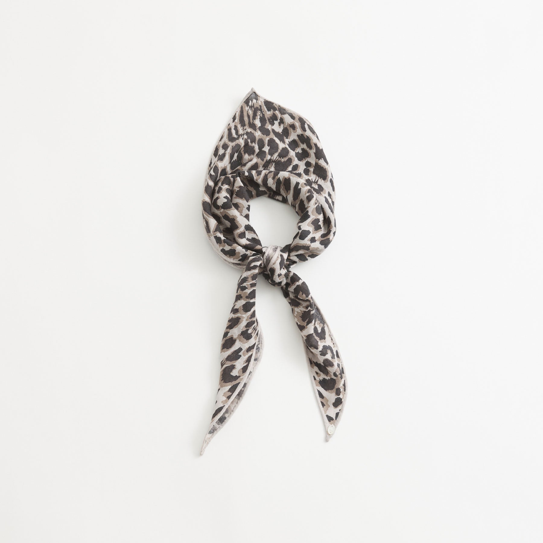 Kite Scarf Silk Cashmere Midi Cheetah