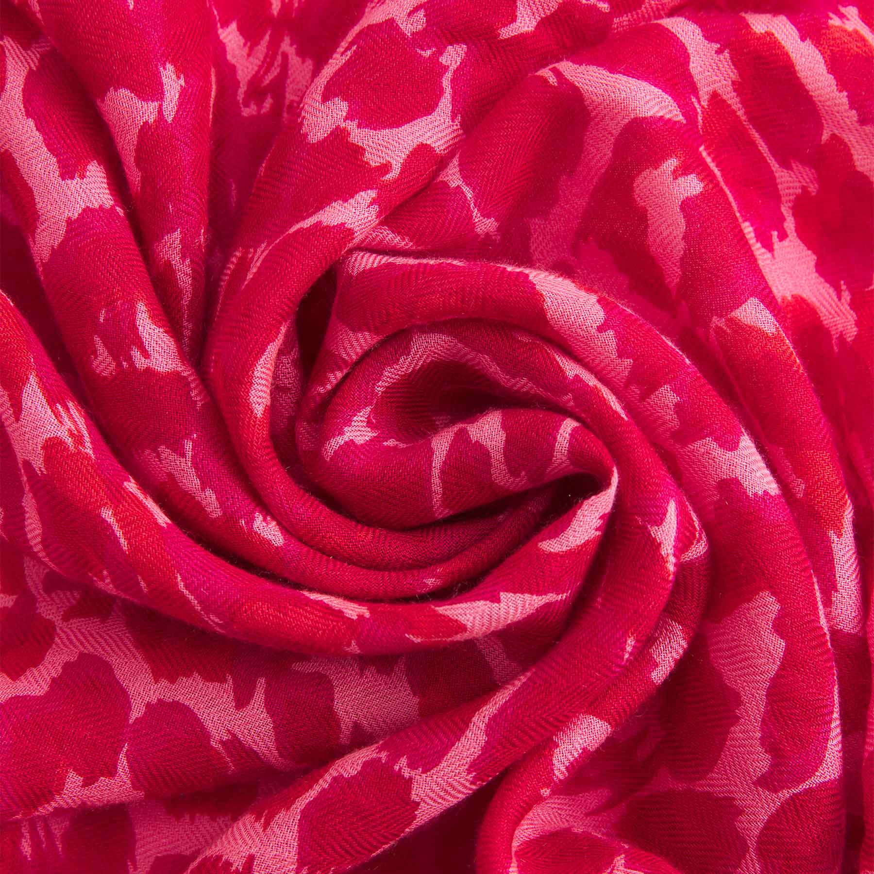 Kite Scarf Silk Cashmere Midi Cheetah