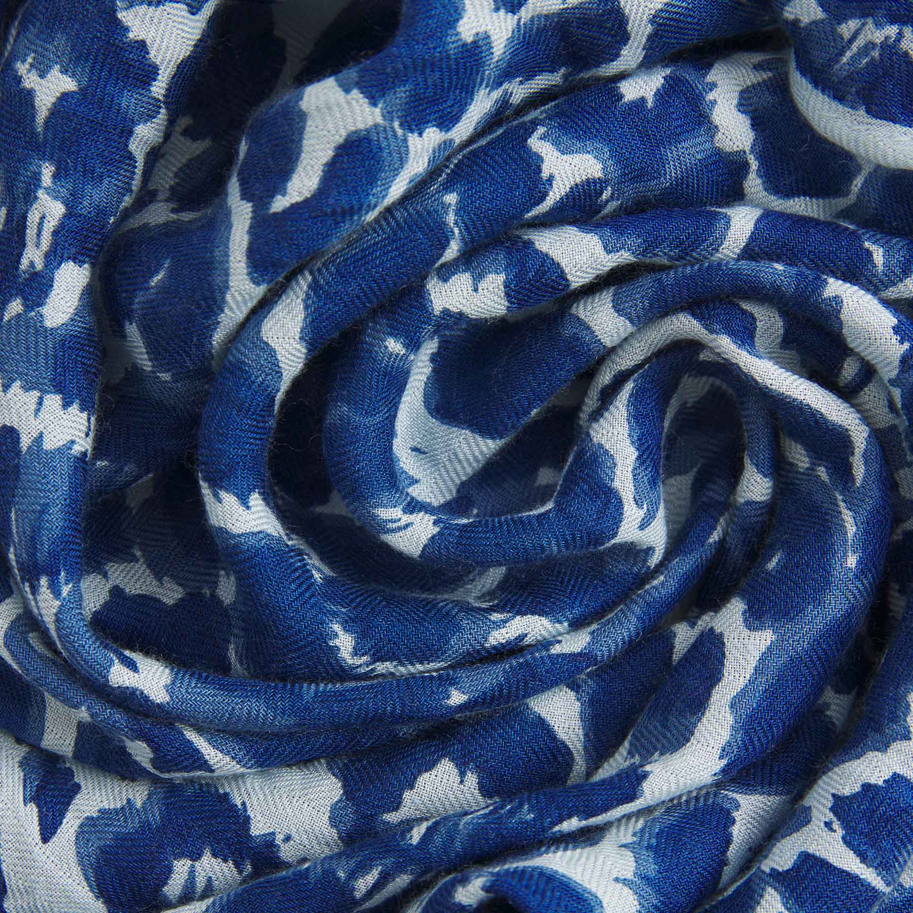 Kite Scarf Silk Cashmere Midi Cheetah