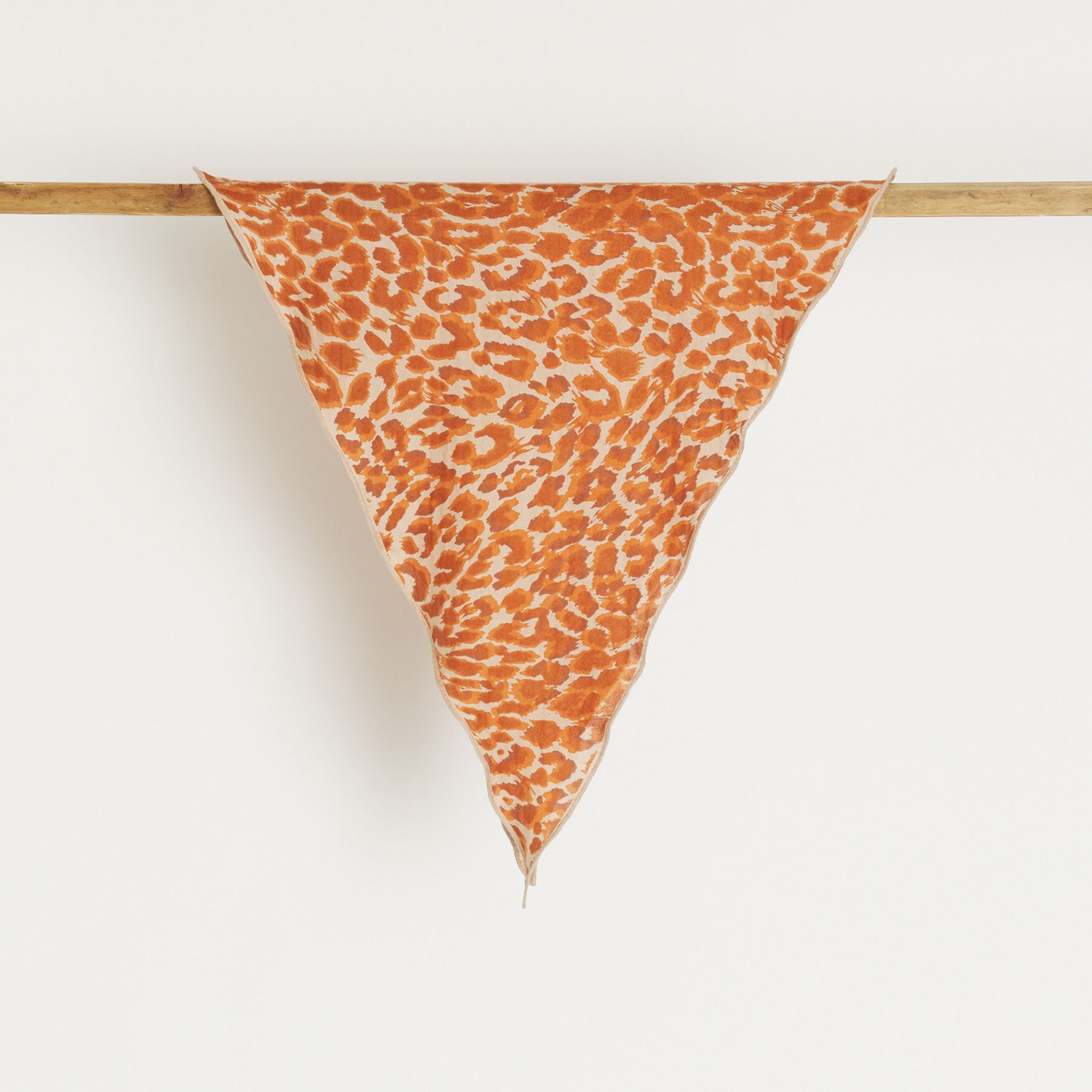 Kite Scarf Silk Cashmere Midi Cheetah