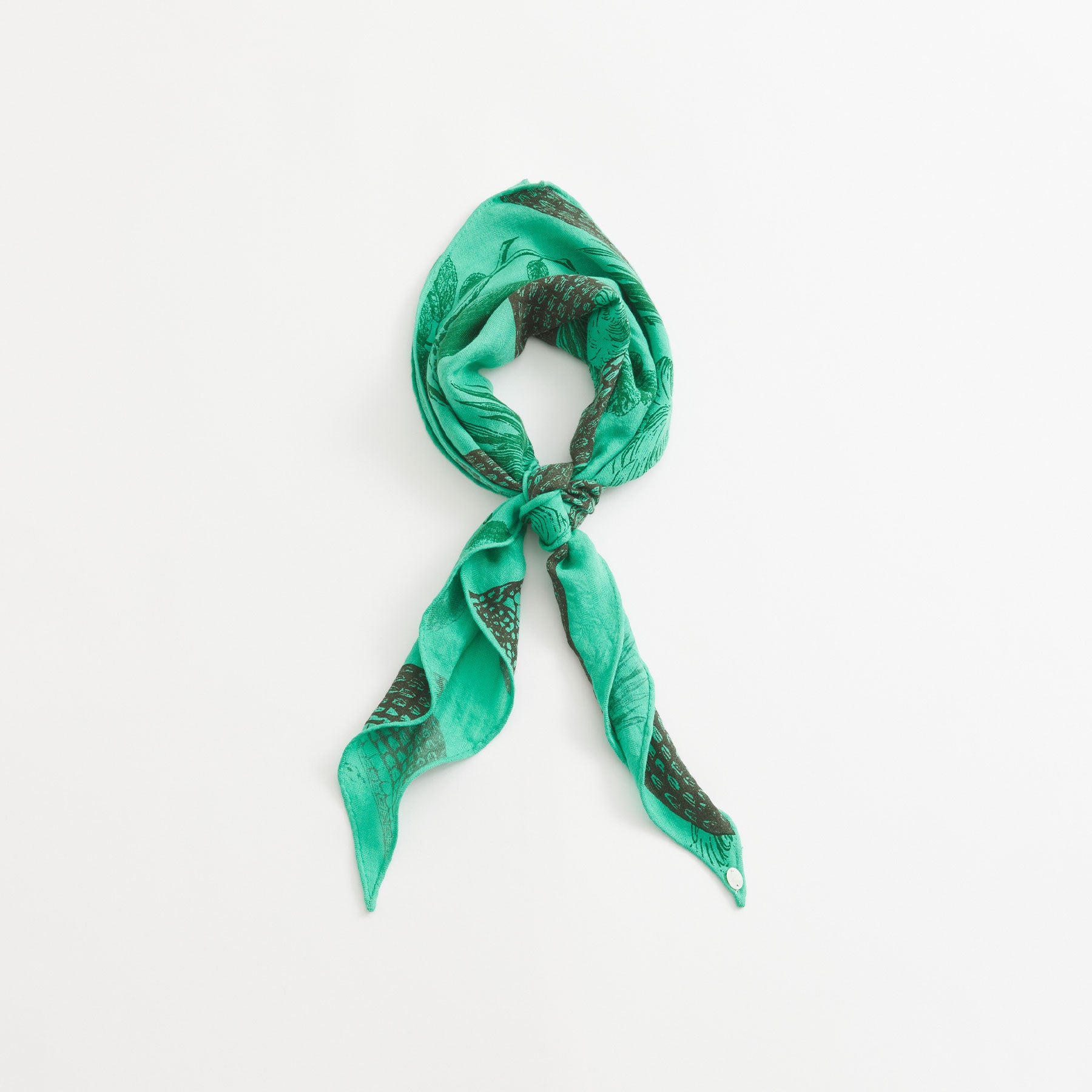Kite Scarf Midi Silk Cashmere Garden Eden