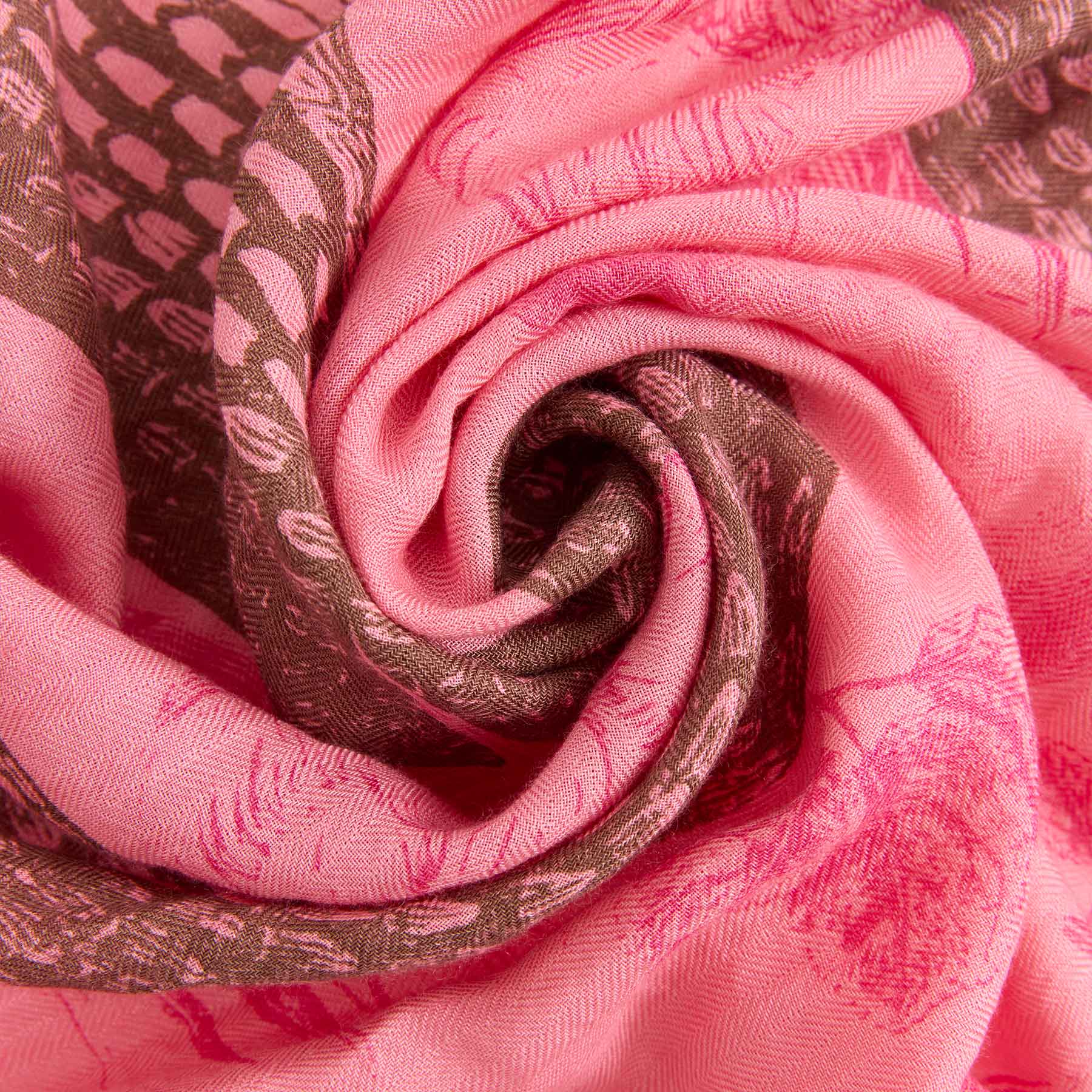 Kite Scarf Midi Silk Cashmere Garden Eden