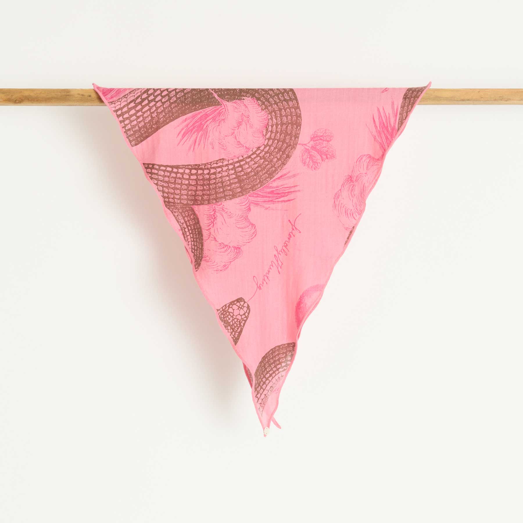 Kite Scarf Midi Silk Cashmere Garden Eden