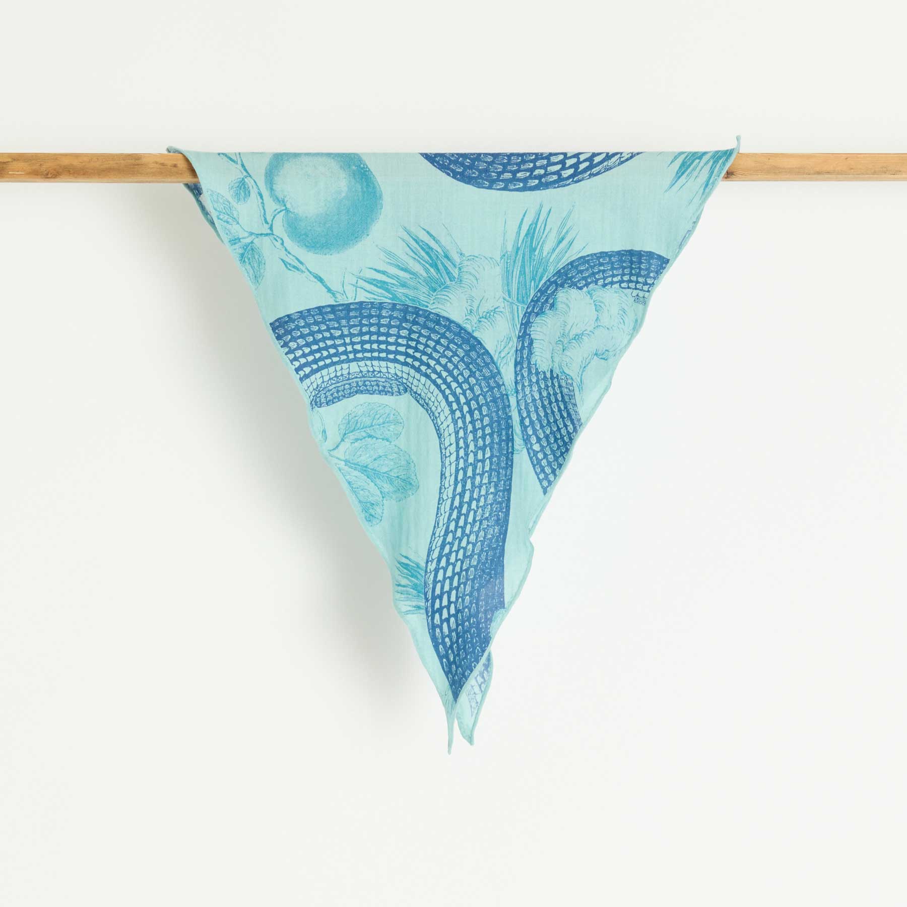 Kite Scarf Midi Silk Cashmere Garden Eden