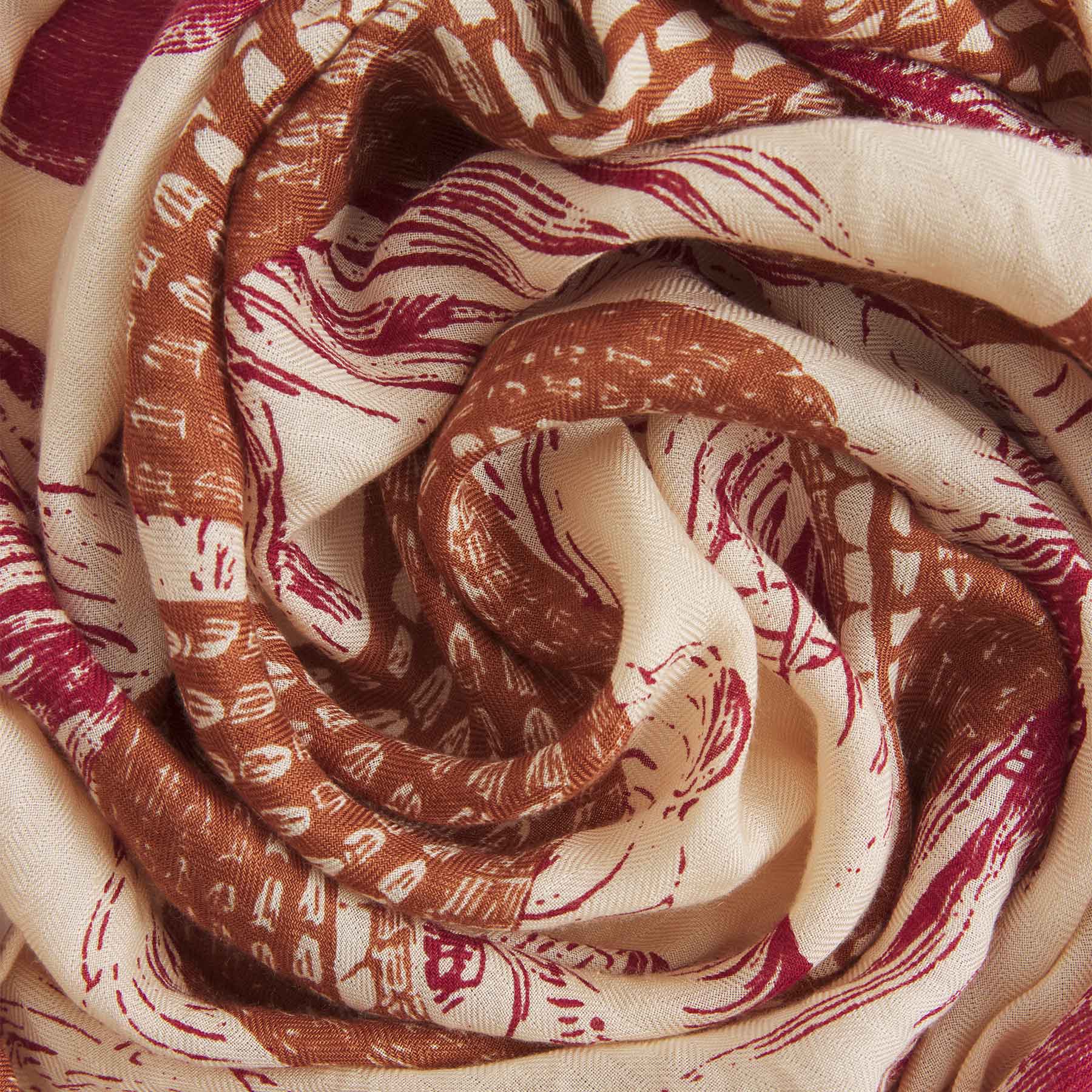 Kite Scarf Silk Cashmere Garden Eden