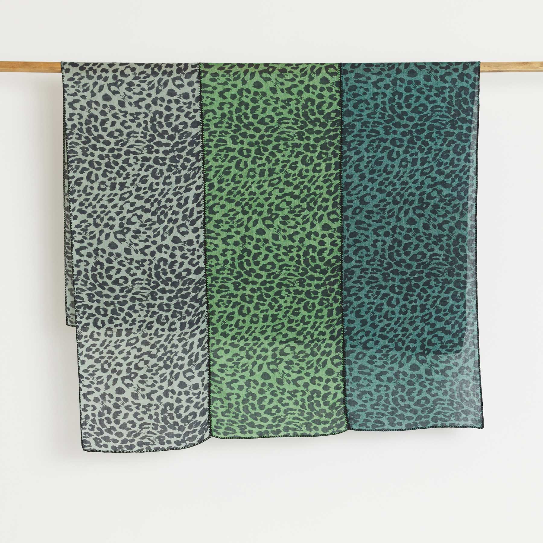 Linen Cashmere Patch Cheetah