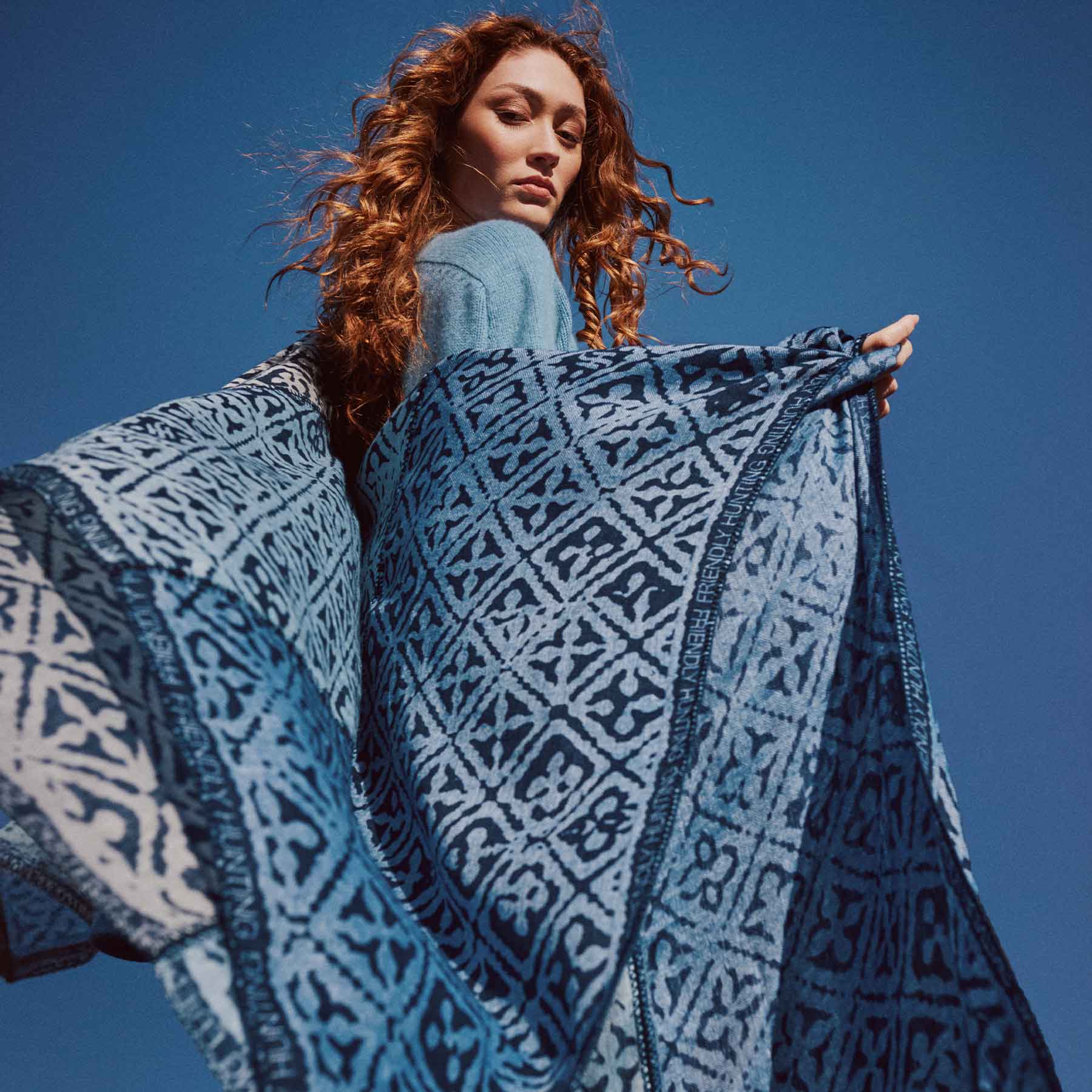 Linen Cashmere Patch Eyes of Marrakesh