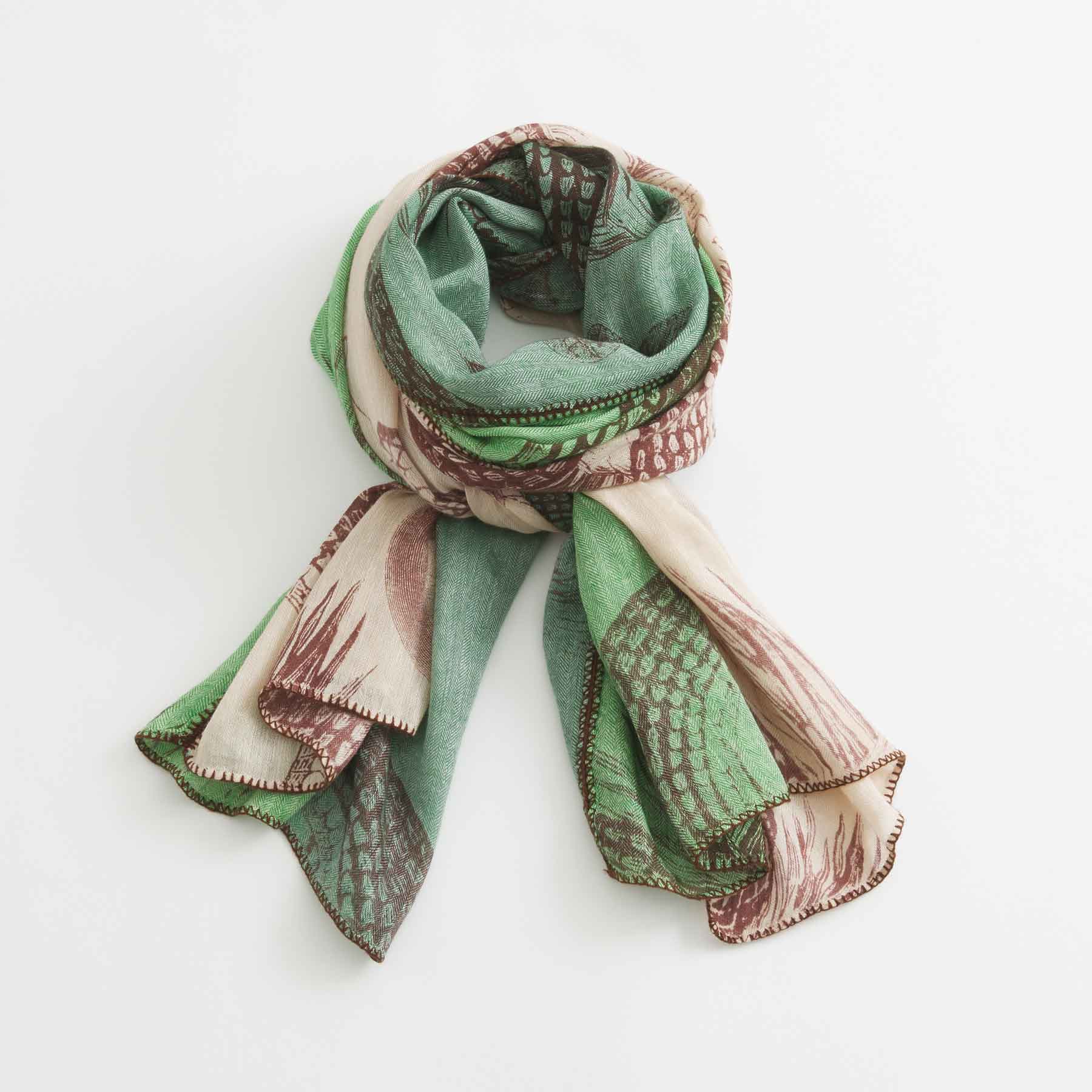 Linen Cashmere Patch Garden Eden