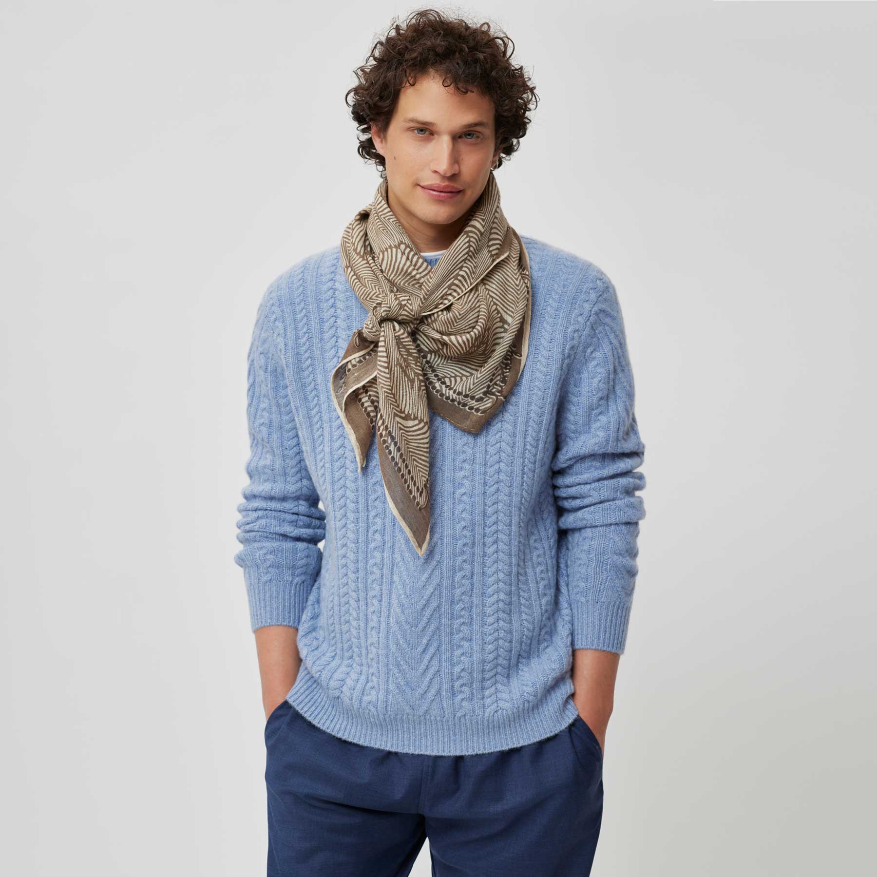 Linen Cashmere Super Cube 125 Onyx