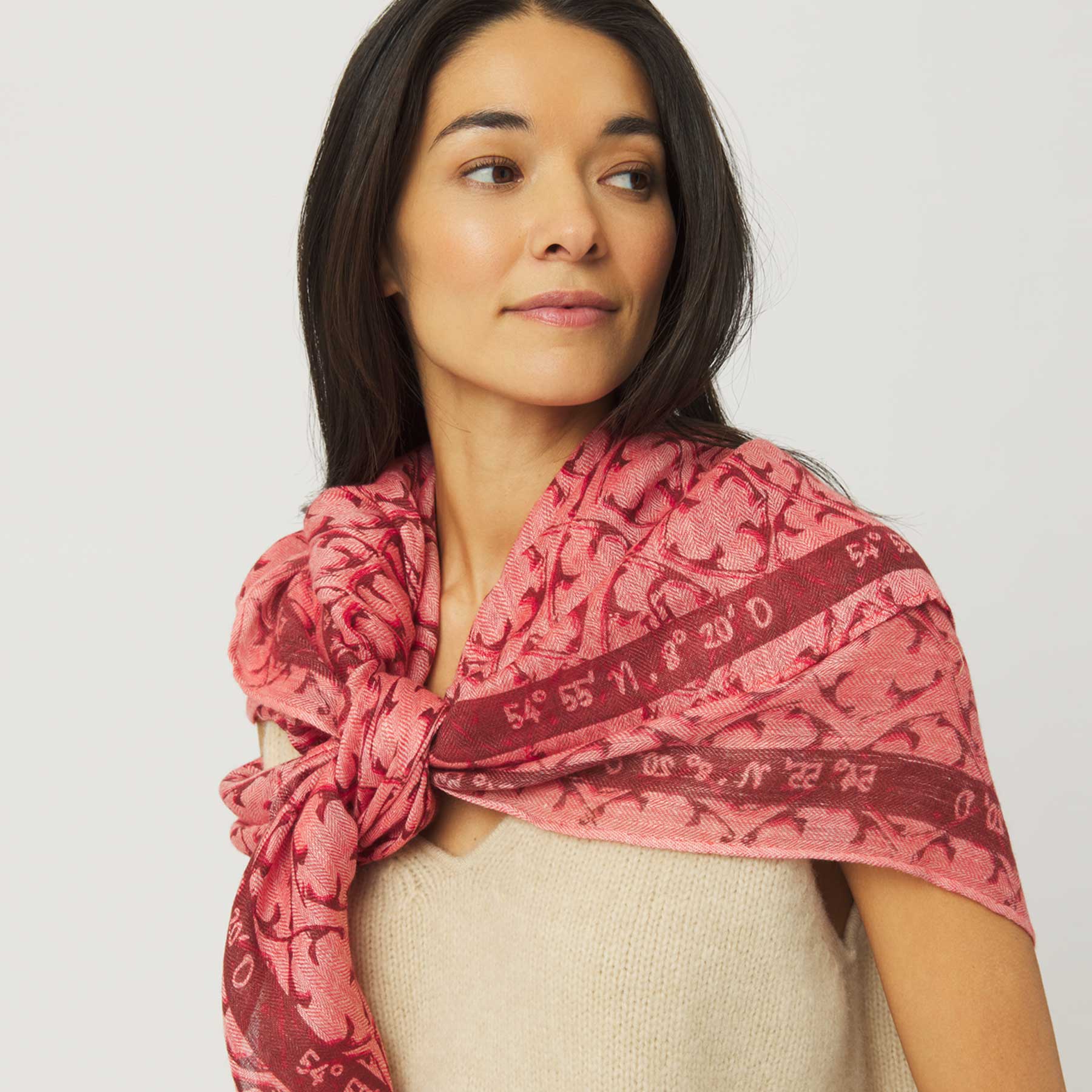 Linen Cashmere Super Cube 125 Sylt Ornament