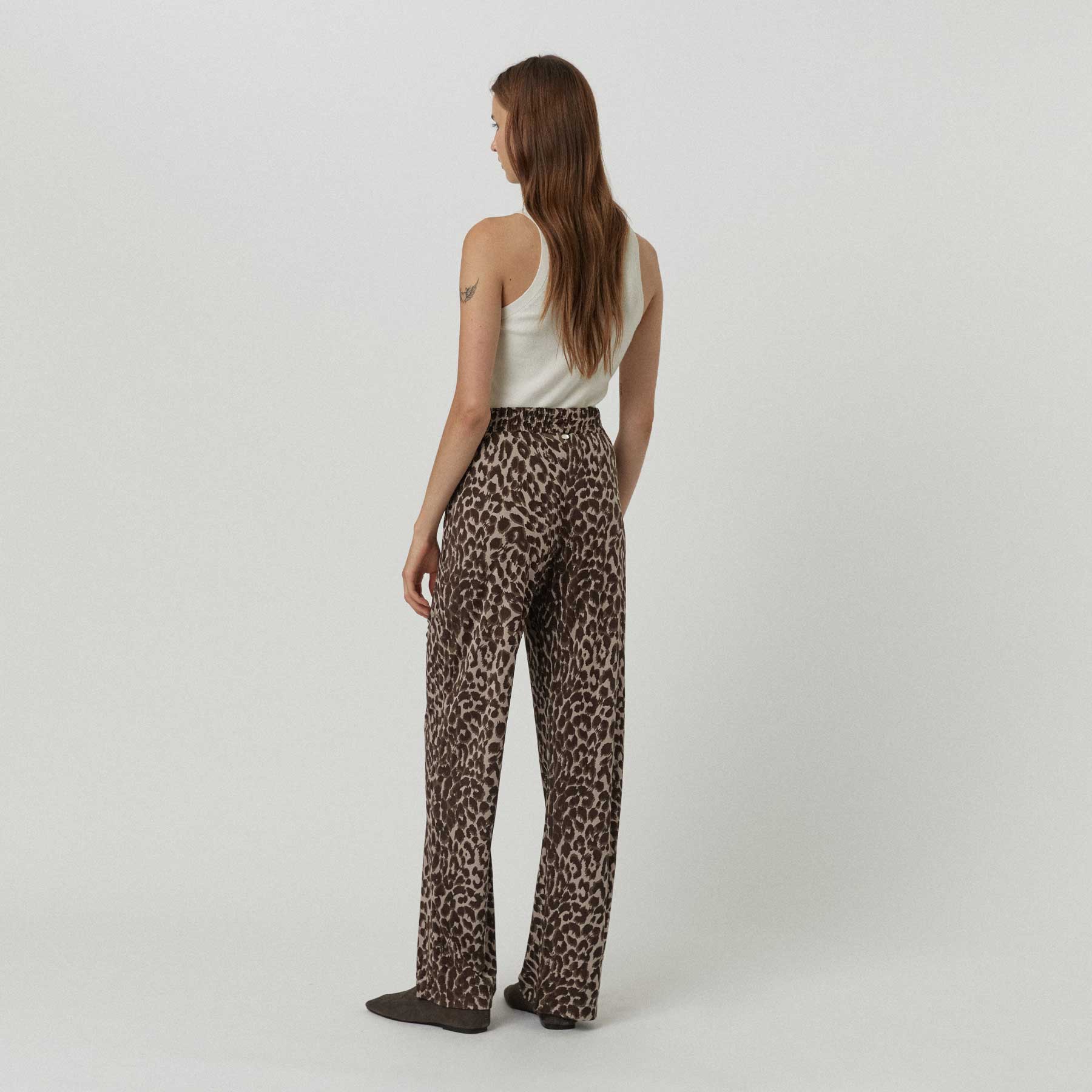 Pants Amal Cheetah Silk Jersey