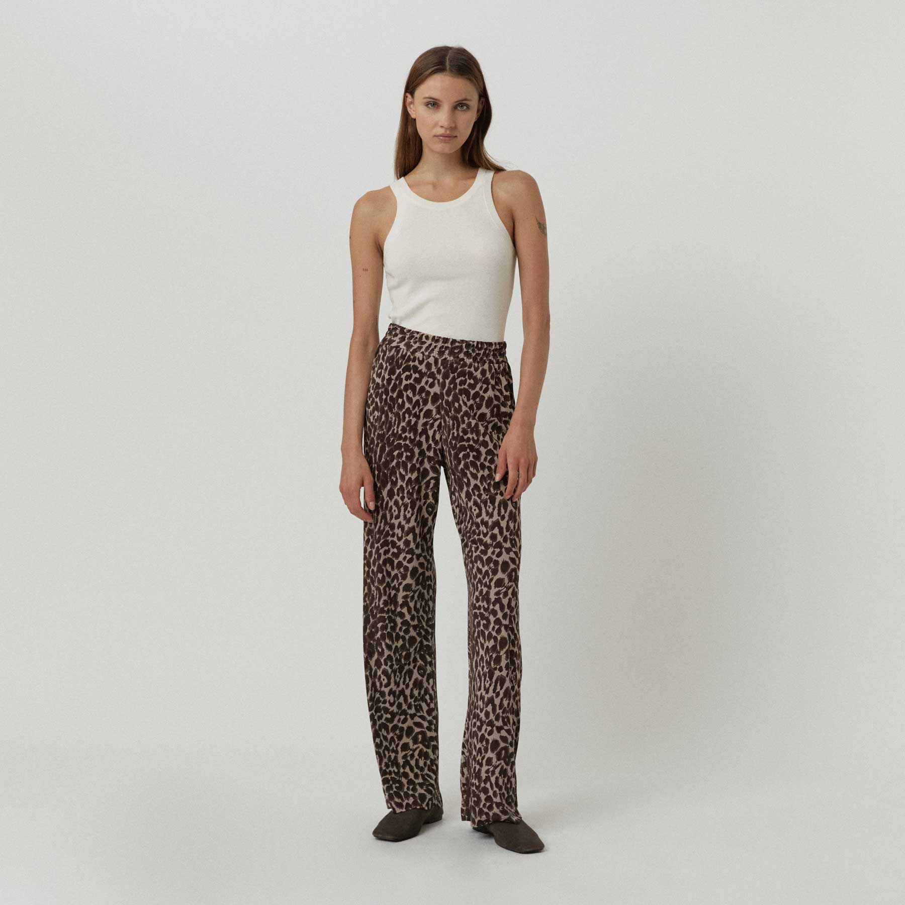 Pants Amal Cheetah Silk Jersey