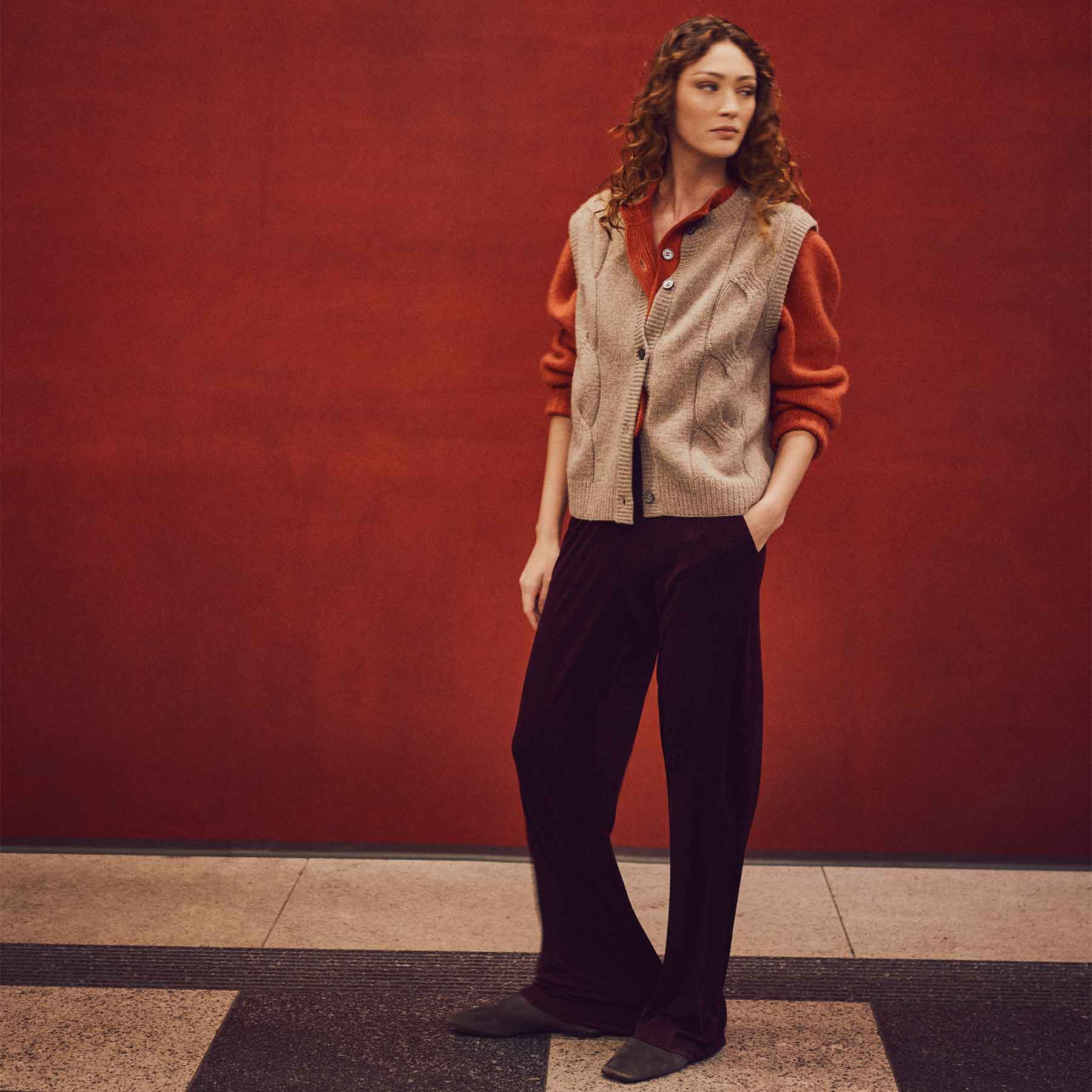 Pants Amal Lifelines Silk Jersey