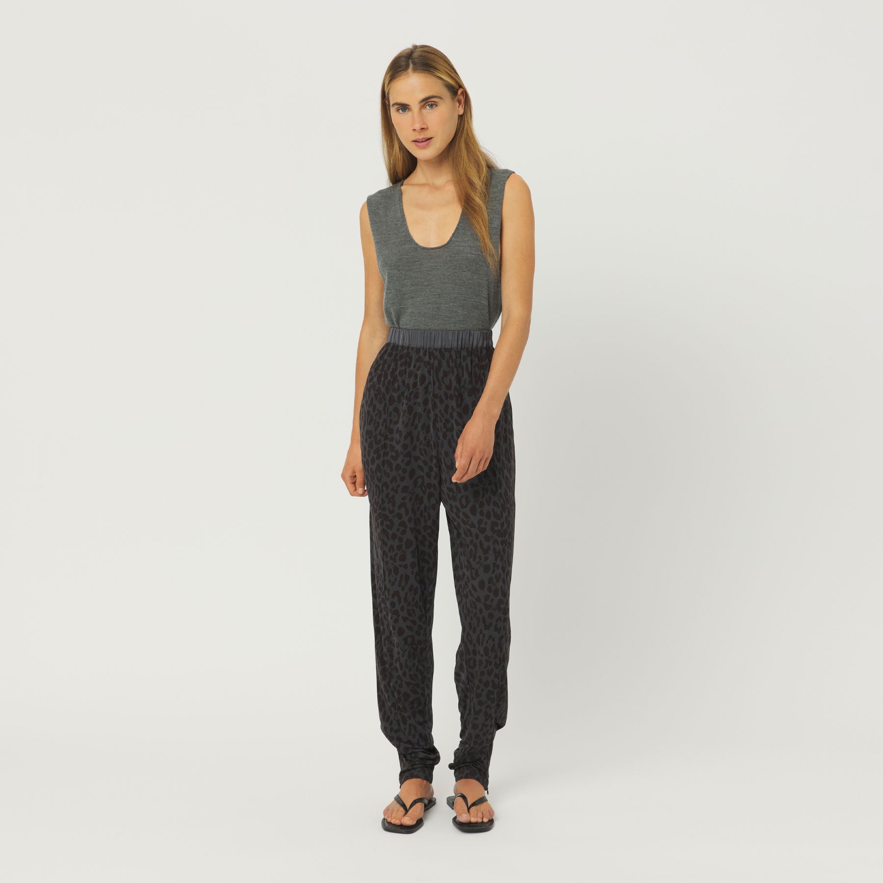 Pants London Cheetah Silk Jersey