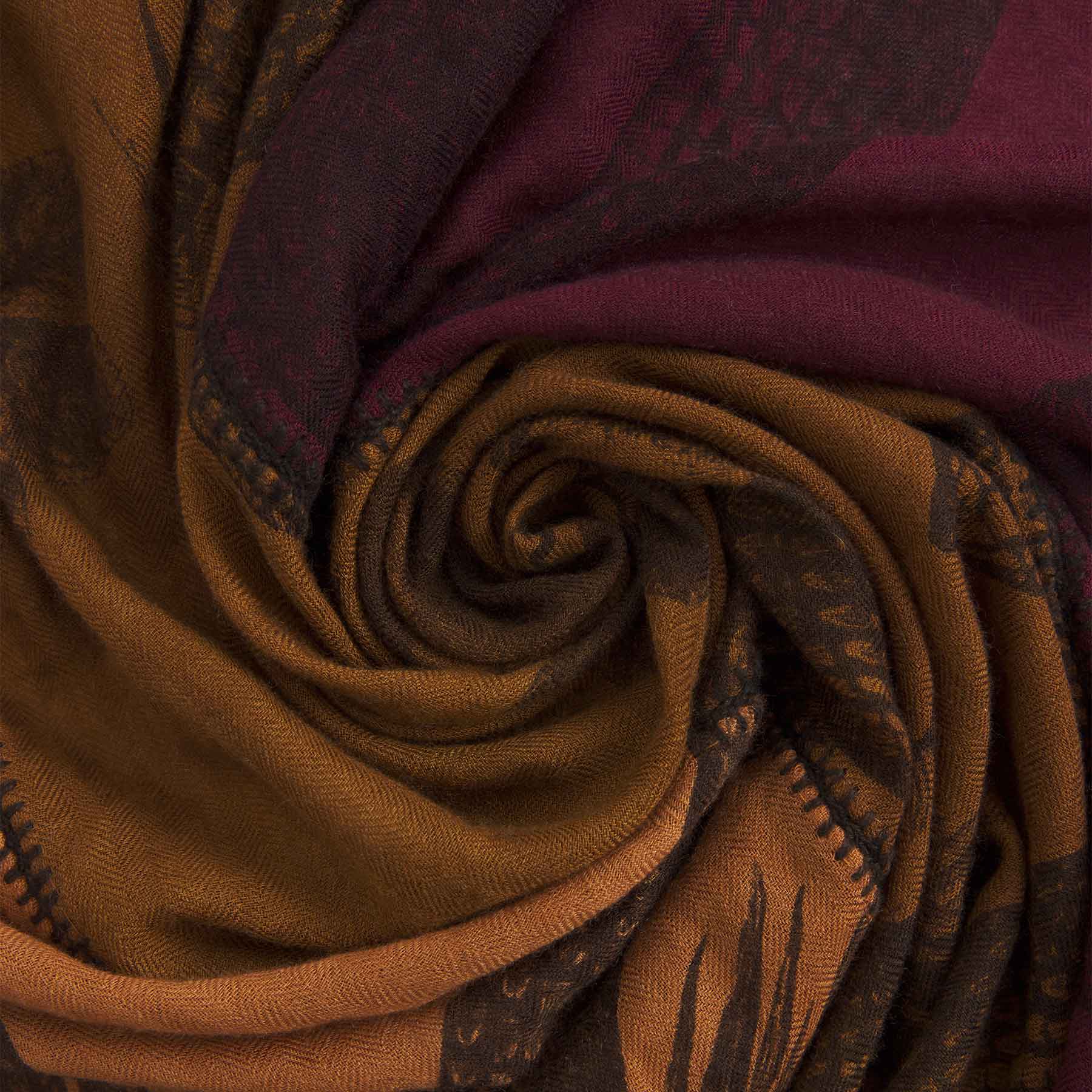 Cashmere Patch Carré 90 Garden Eden