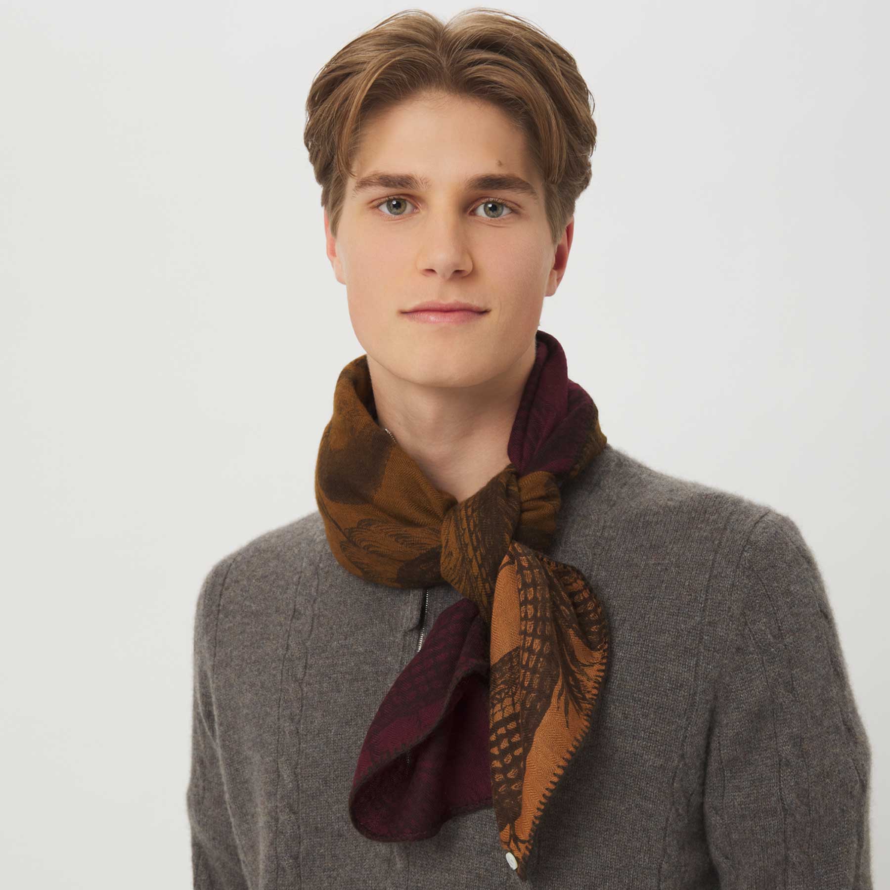 Cashmere Patch Carré 90 Garden Eden