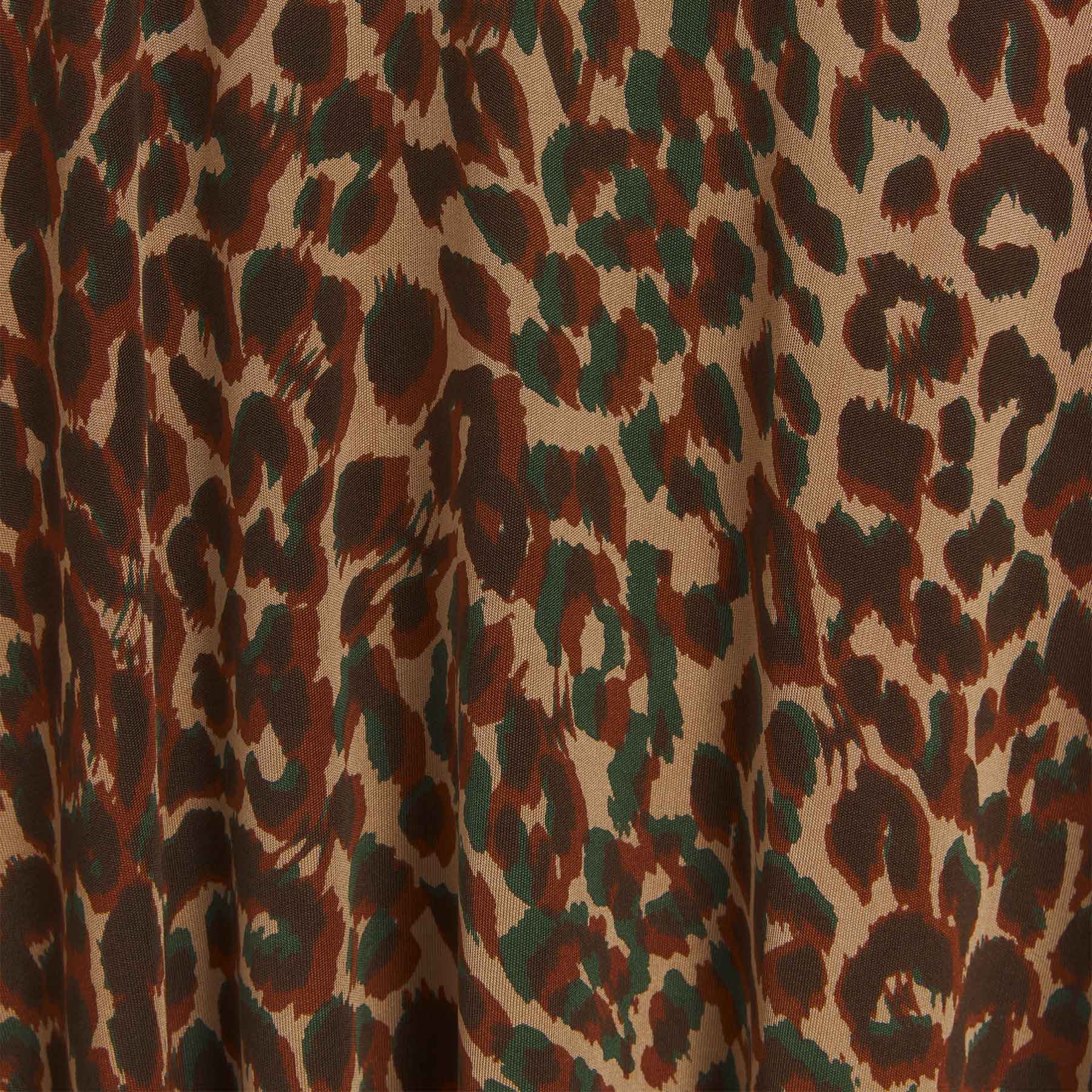 Over Shirt Loyal Cheetah Silk Jersey