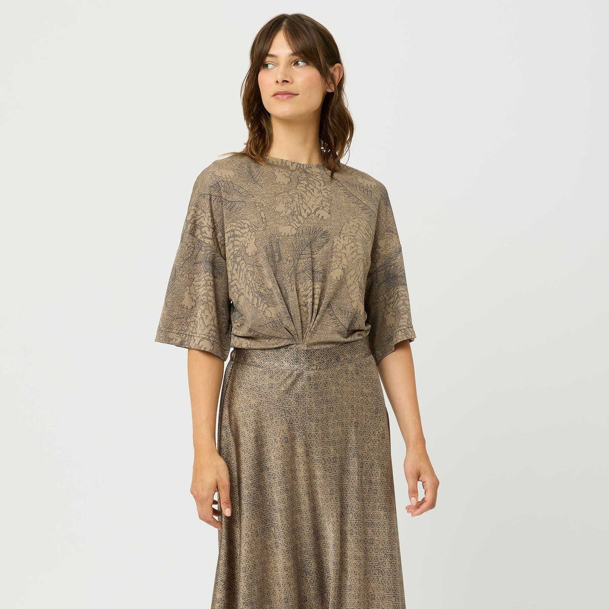 Shirt Paqui Oriental Silk Jersey