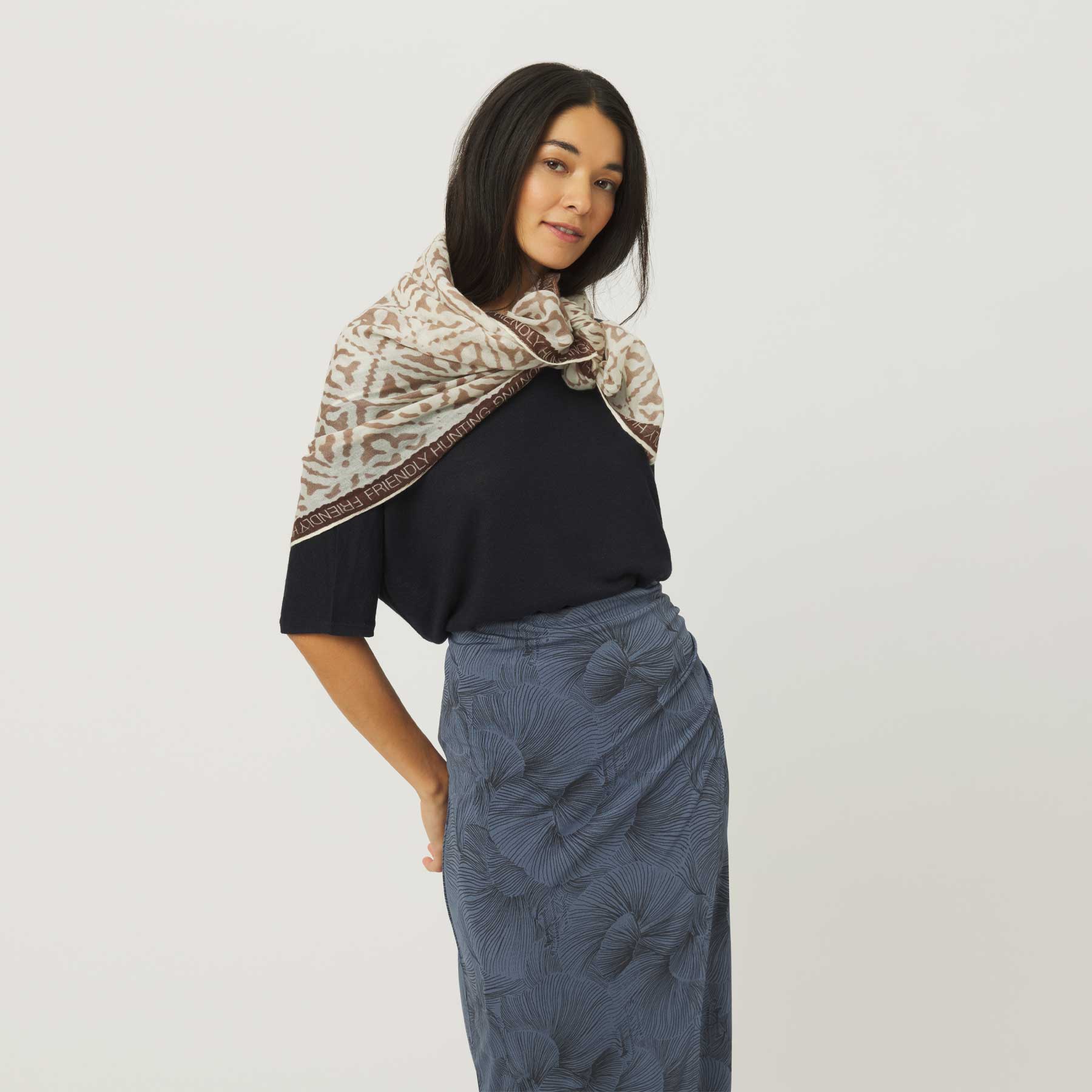 Skirt Water Fluid Silk Jersey