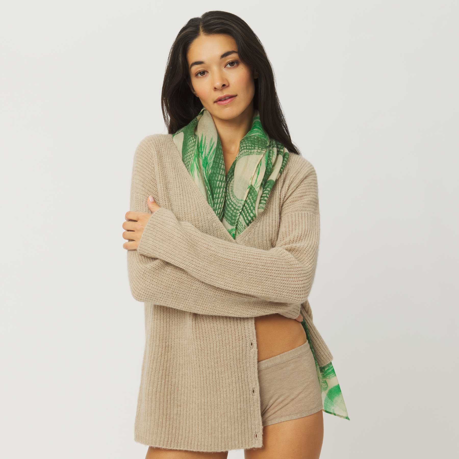 Cashmere Super Airy Scarf Garden Eden
