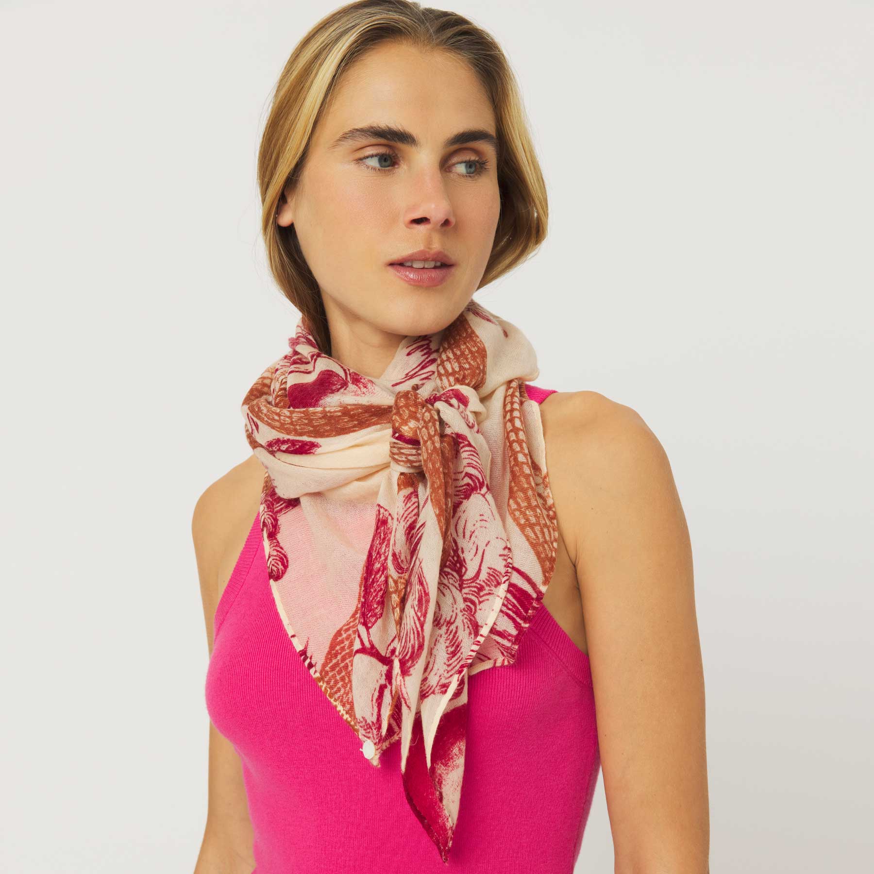 Cashmere Super Airy Scarf Garden Eden
