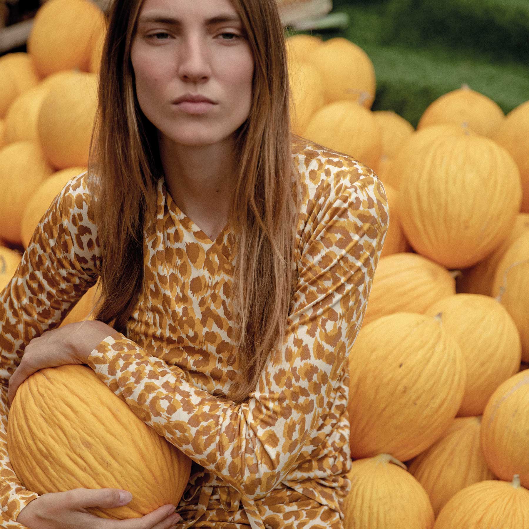 Top Saba Cheetah Silk Jersey