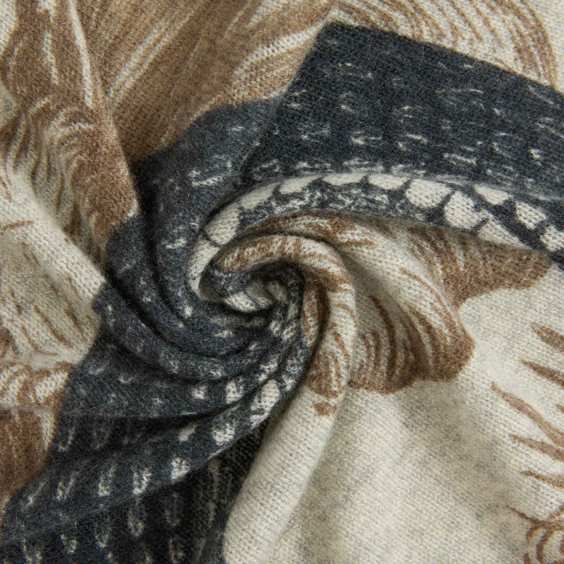 Triangle Knit Scarf Garden Eden