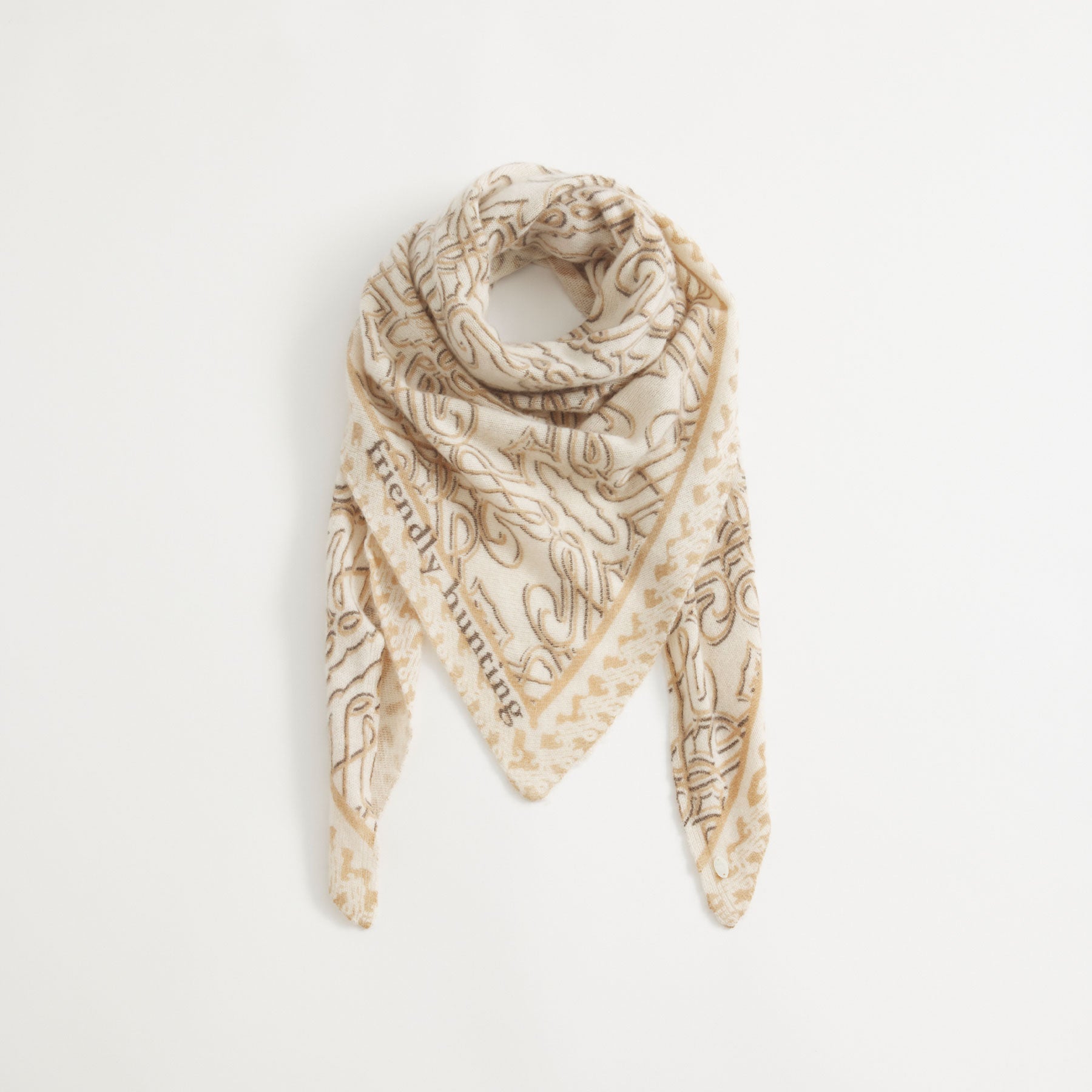 Triangle Knit Scarf Seal