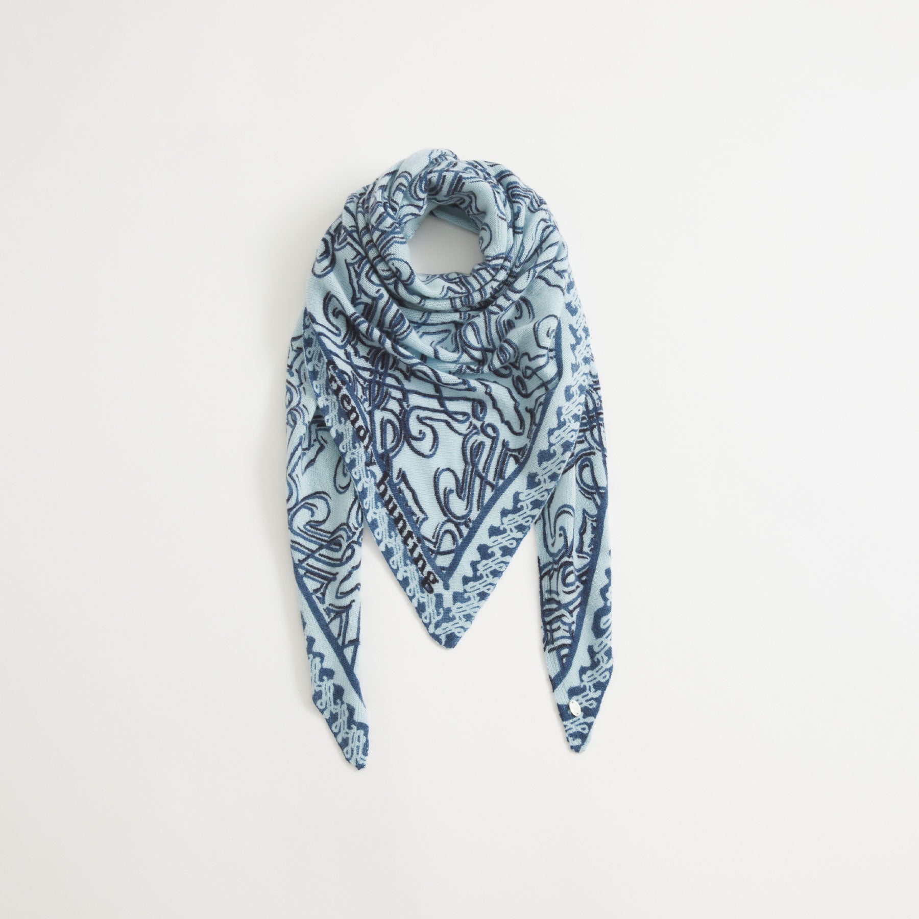 Triangle Knit Scarf Seal