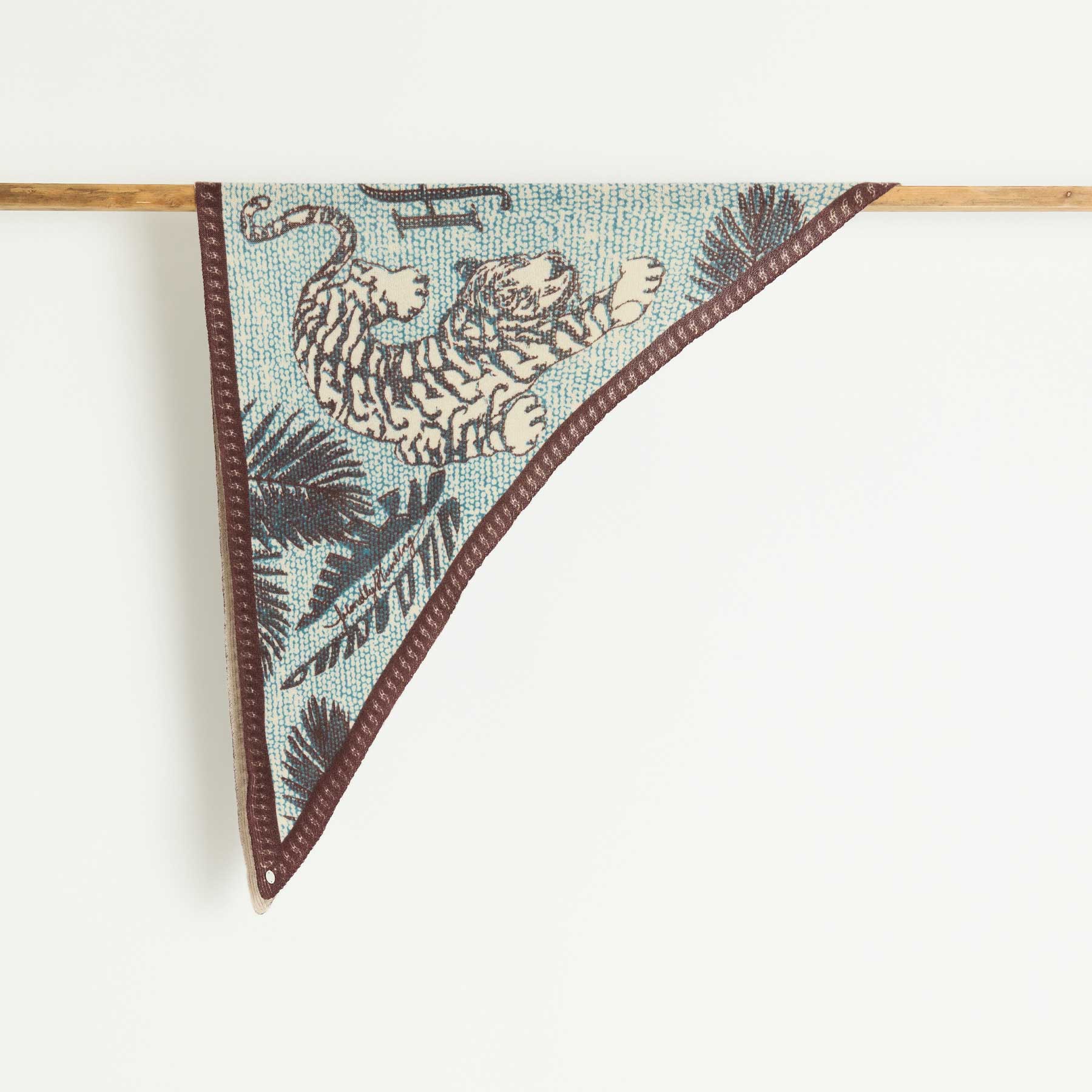 Triangle Knit Scarf Oriental
