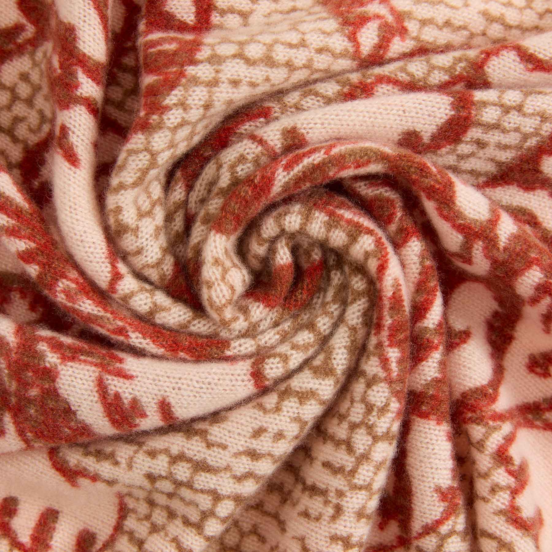 Triangle Knit Scarf Oriental
