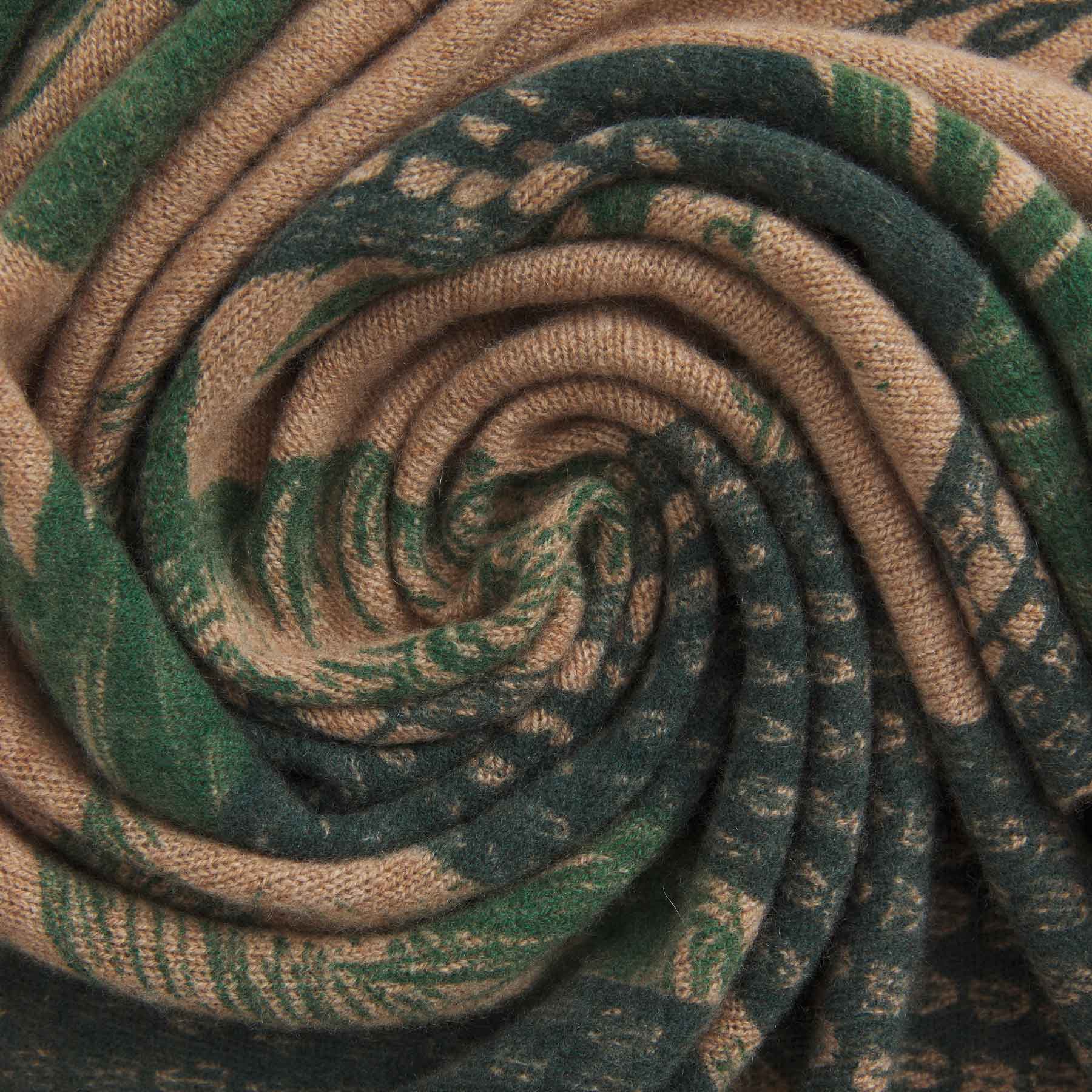 Triangle Knit Scarf Garden Eden