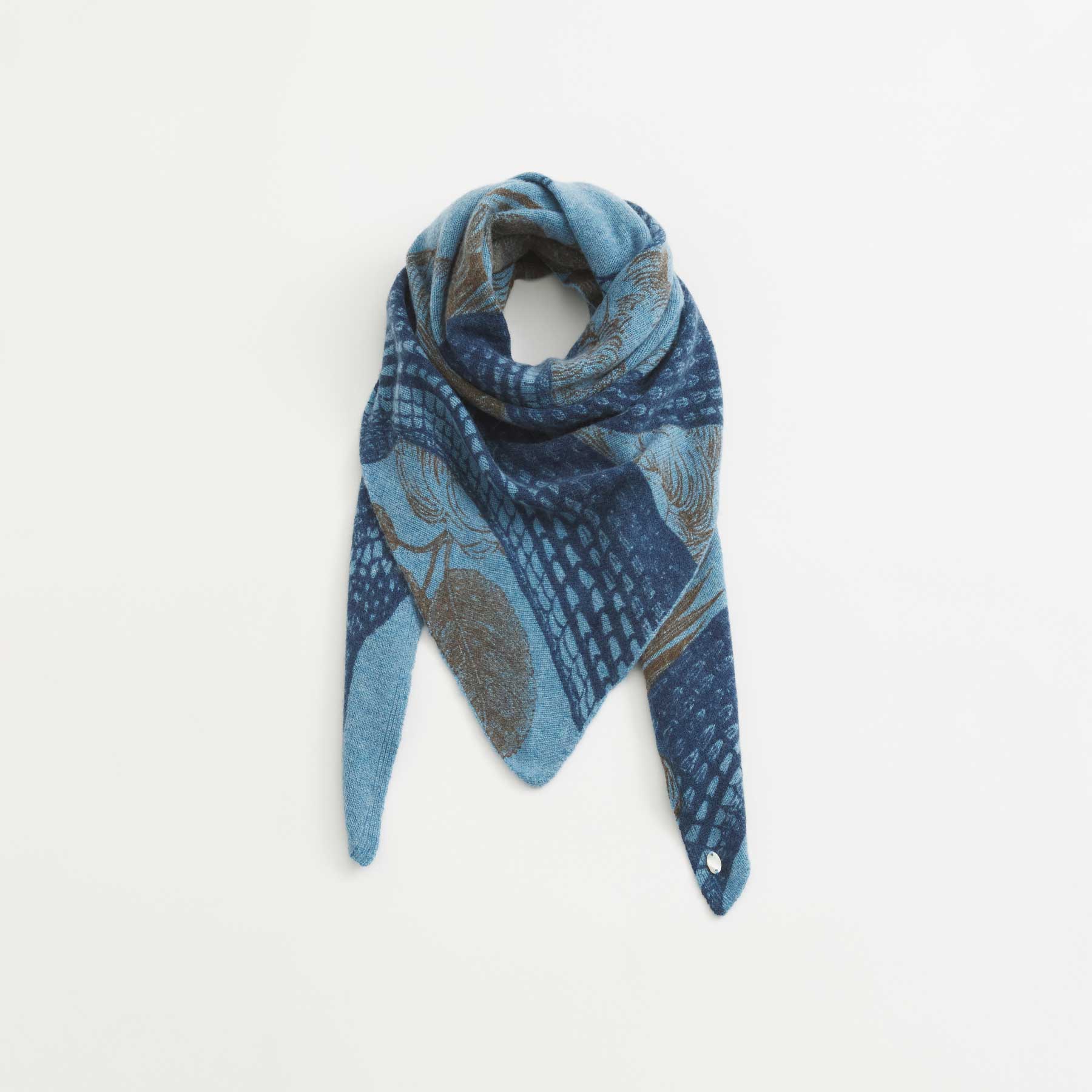 Triangle Knit Scarf Garden Eden