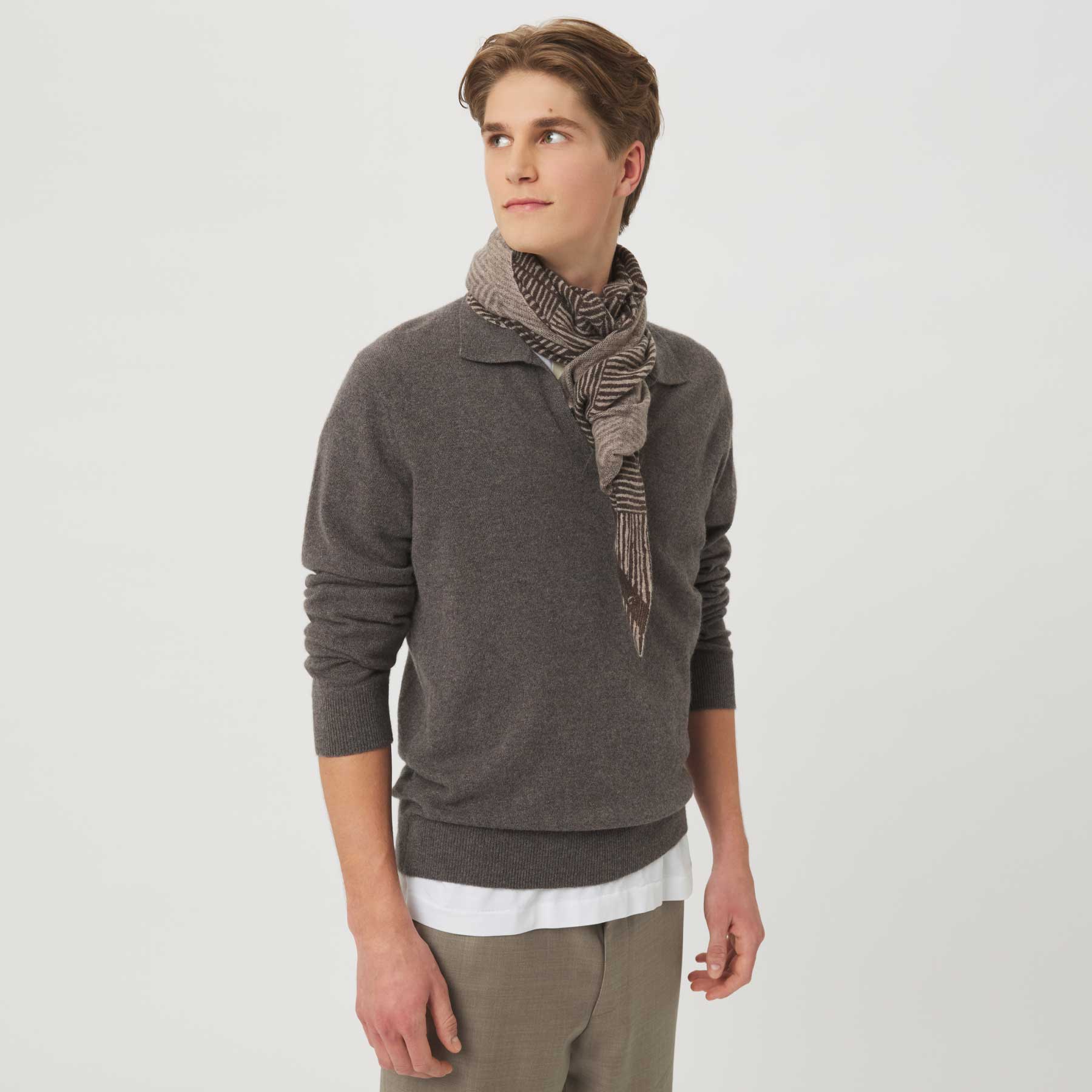 Triangle Knit Scarf Lifelines