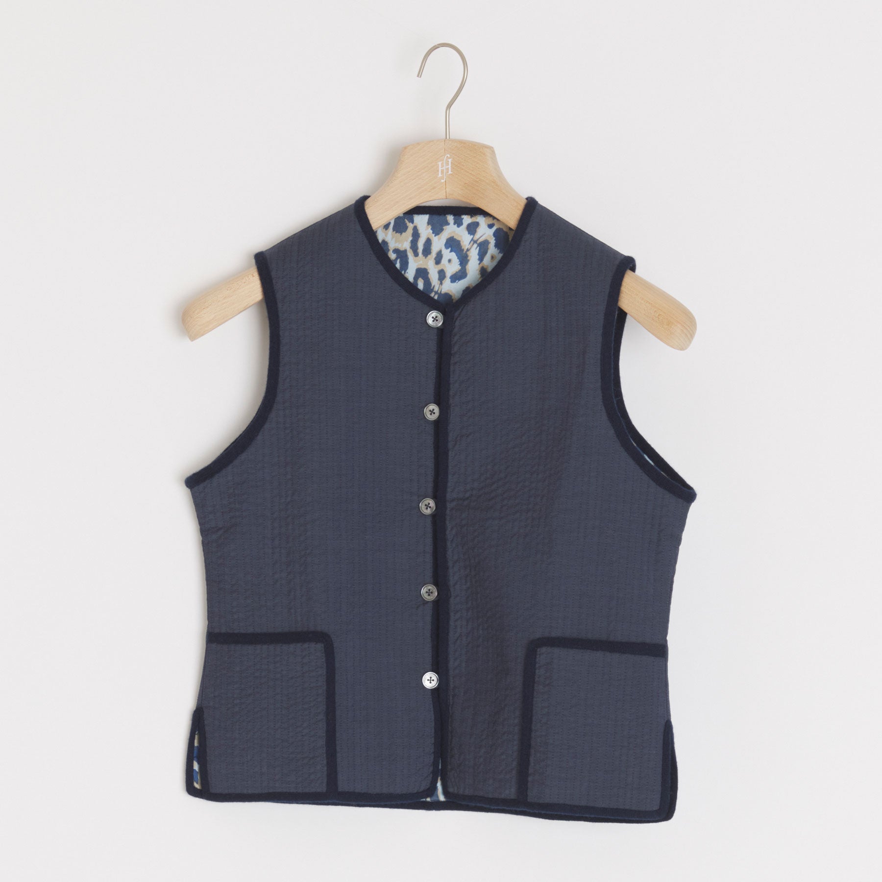 Vest Reversible Lana Cheetah Prestige