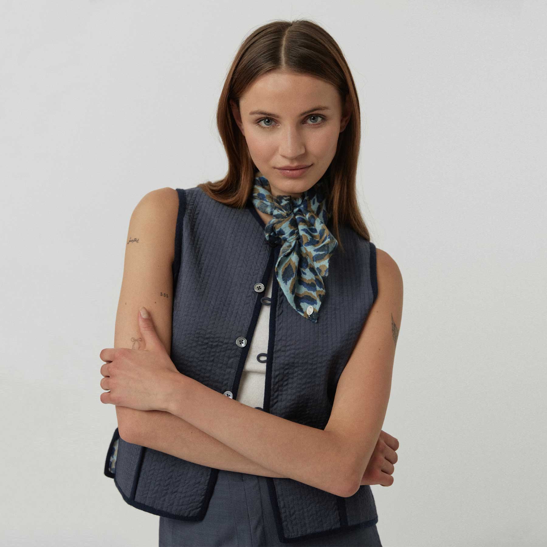 Vest Reversible Lana Cheetah Prestige