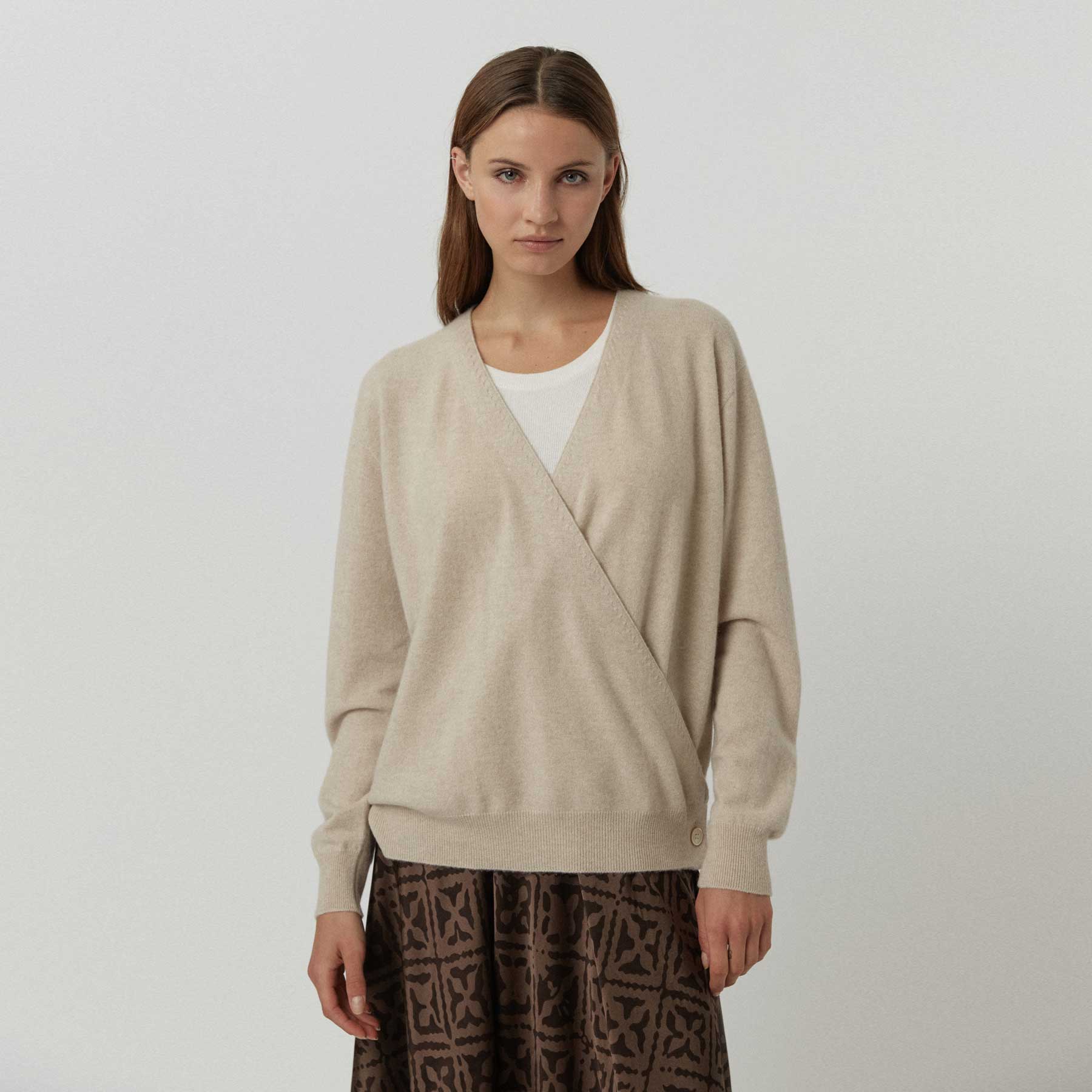 Wrap Cardigan Lentil