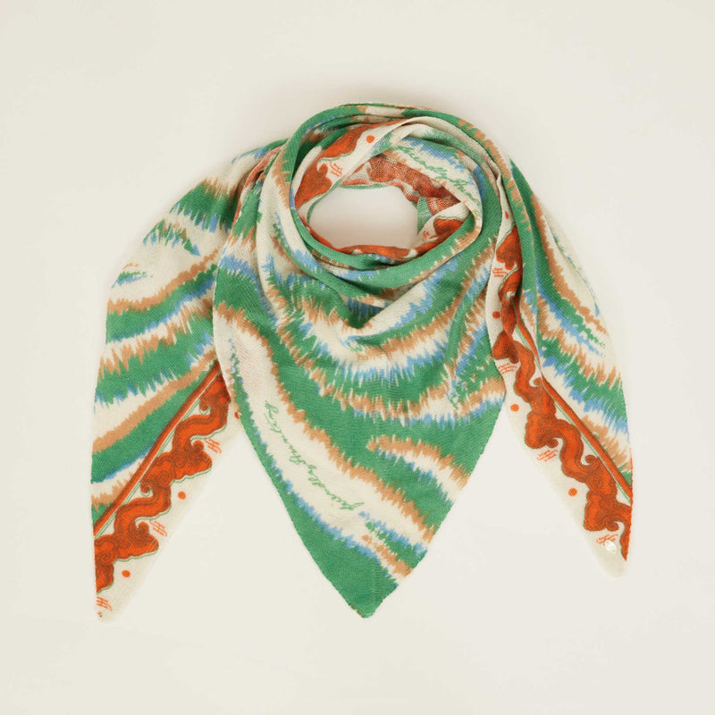 Triangle Knit Scarf Moiree